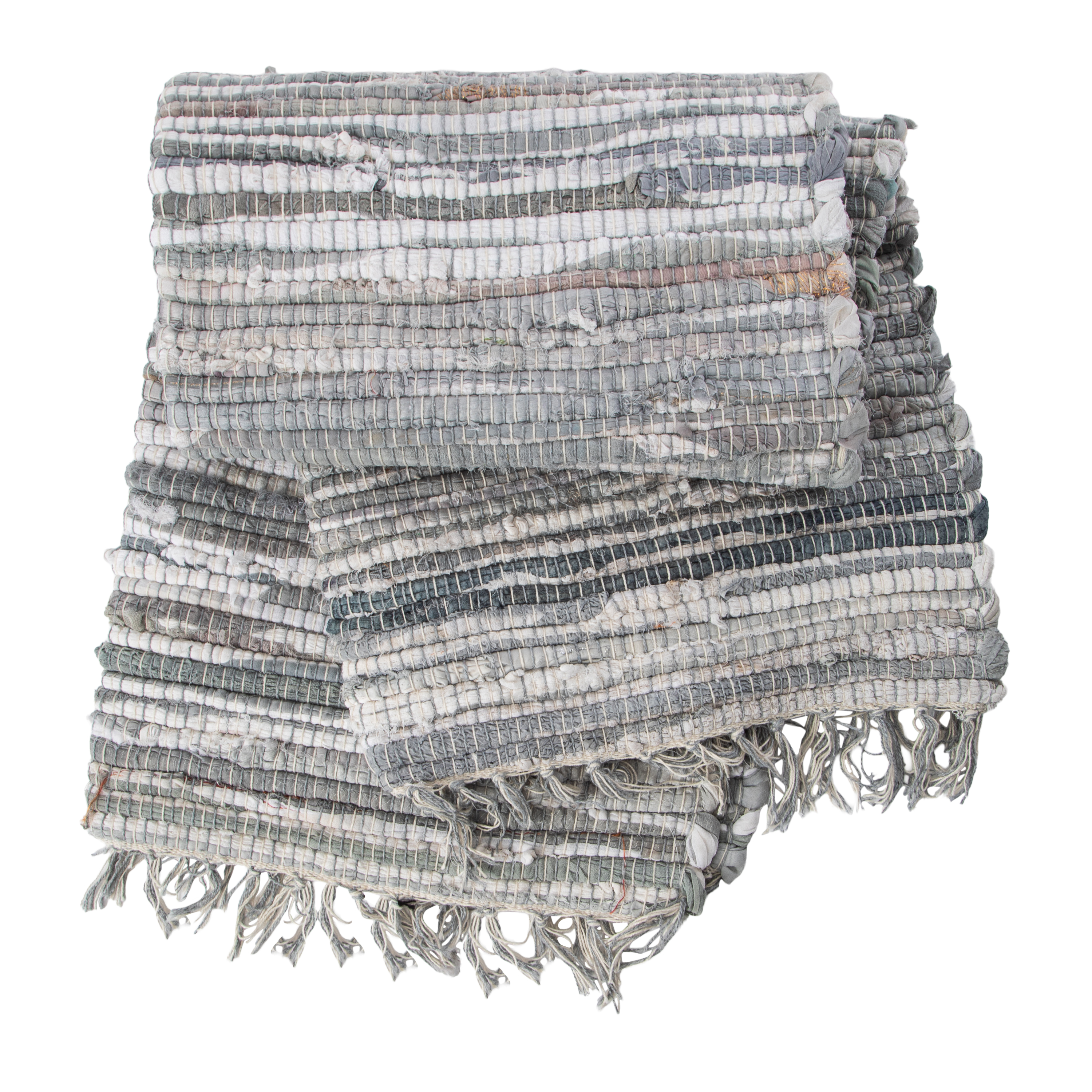 Tonal Grey Chindi Rug 30inx50in