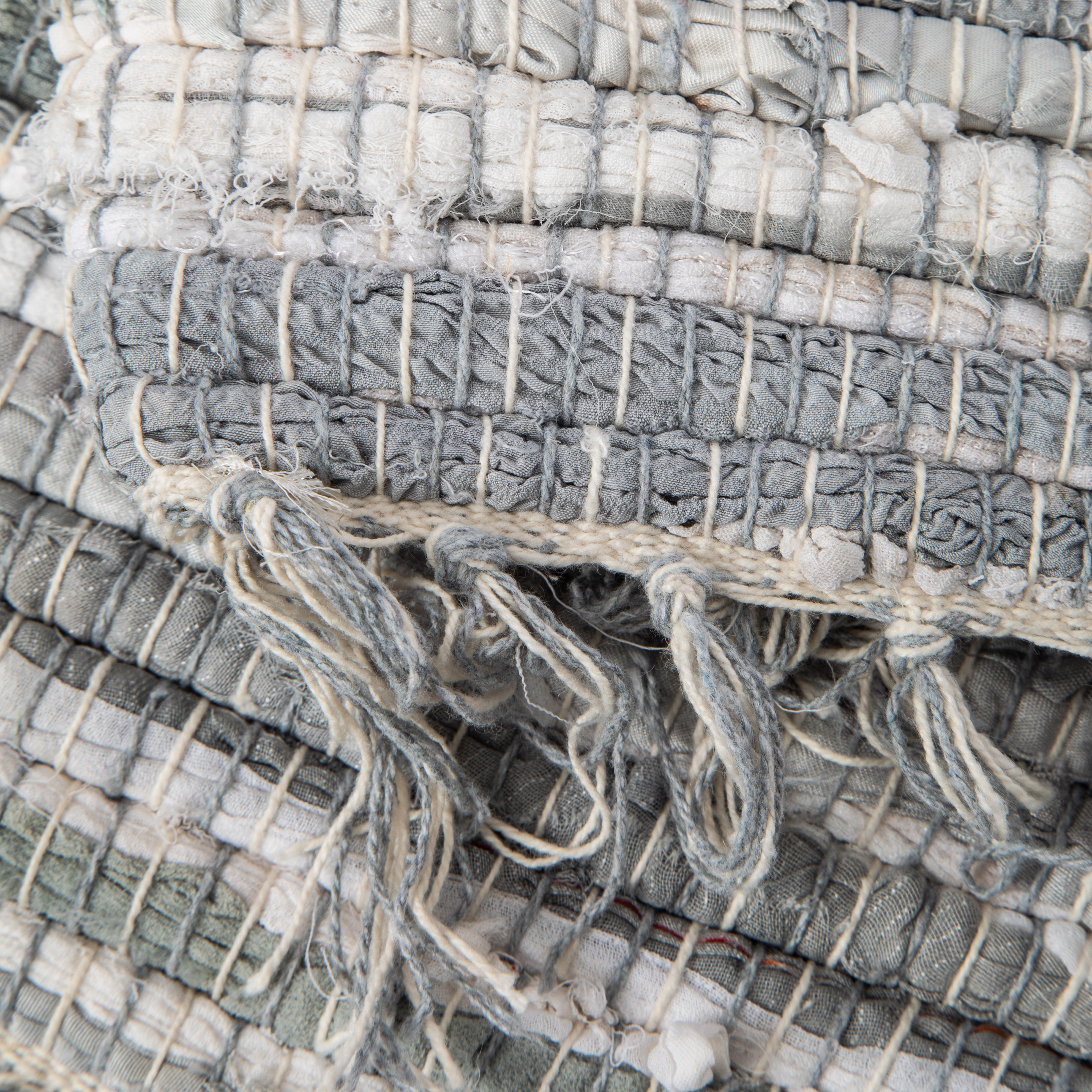 Tonal Grey Chindi Rug 30inx50in