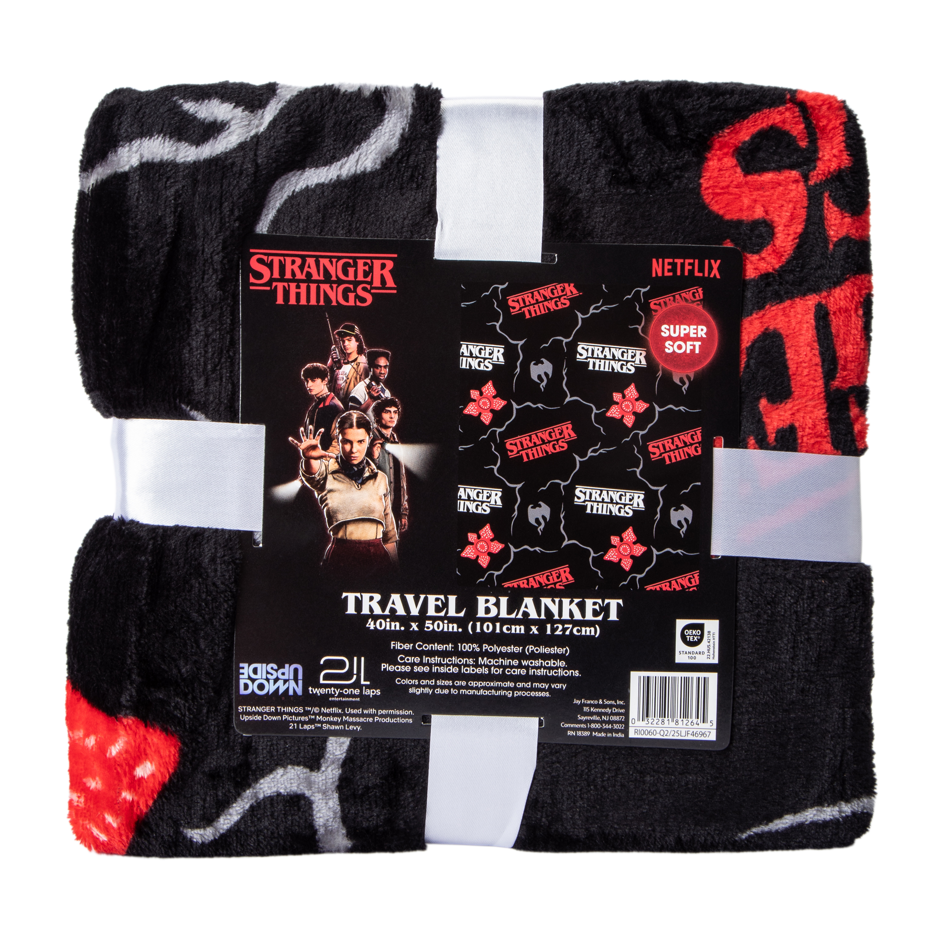 Netflix Stranger Things Travel Blanket 40in x 50in
