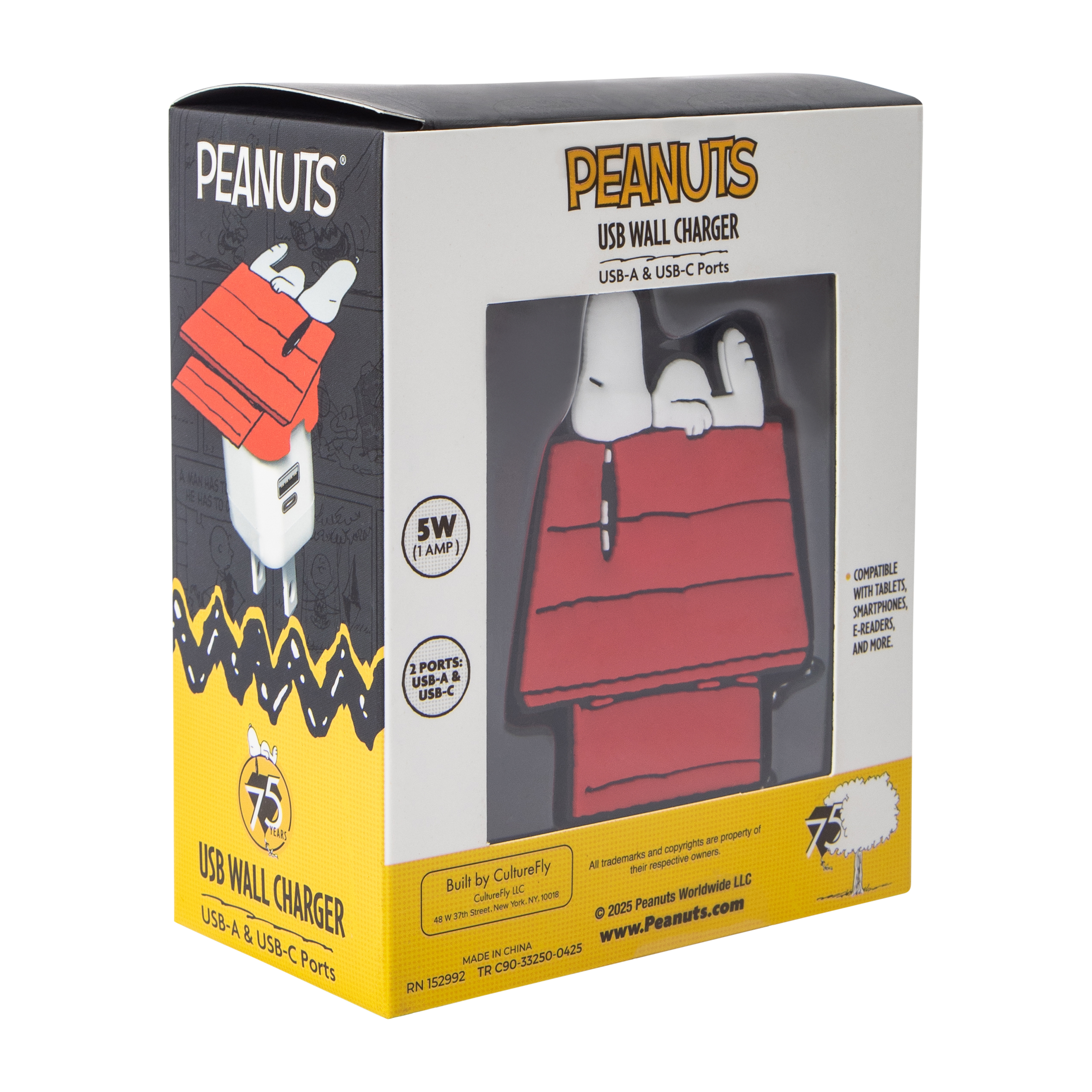 Peanuts® USB Wall Charger