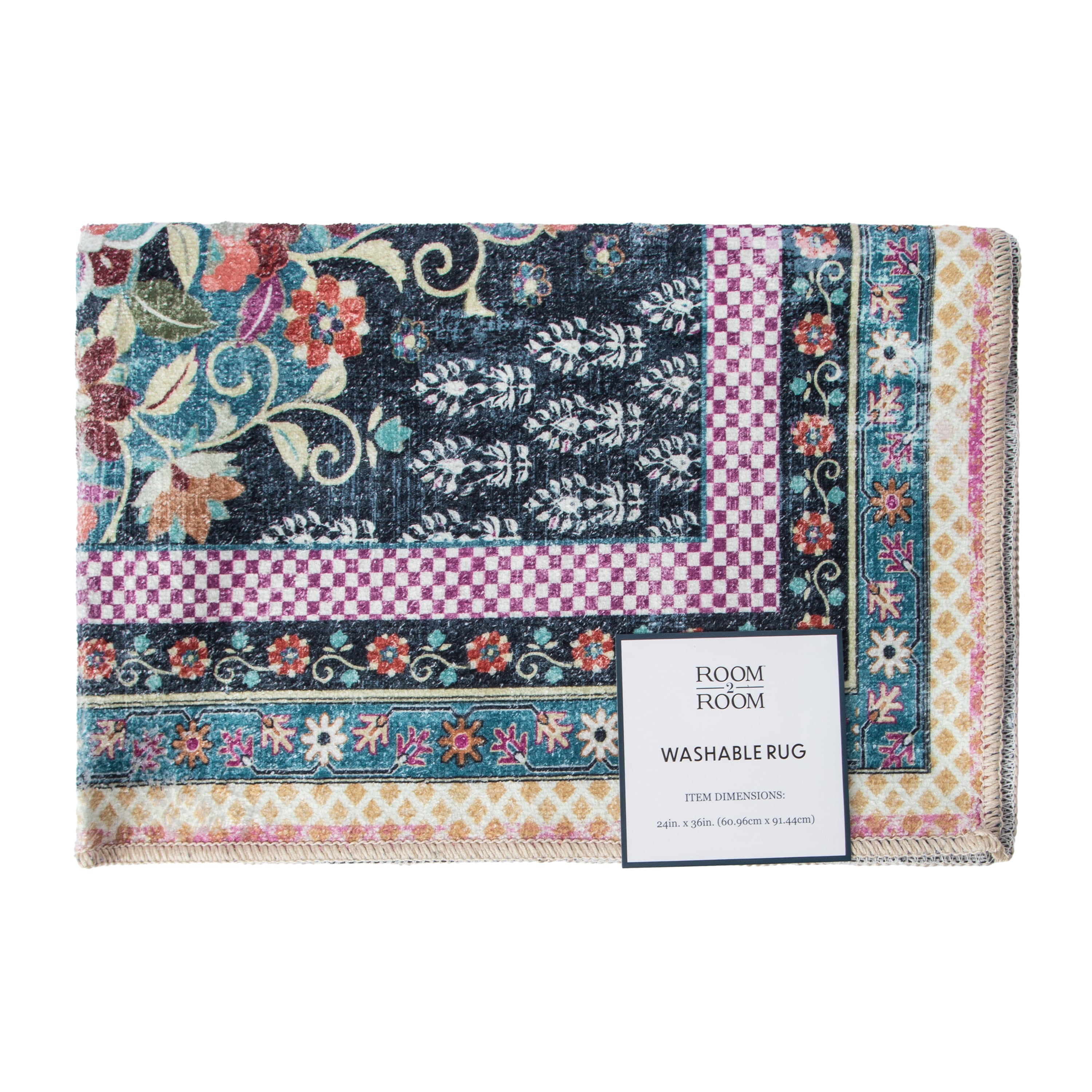 Washable Rug 24inx36in