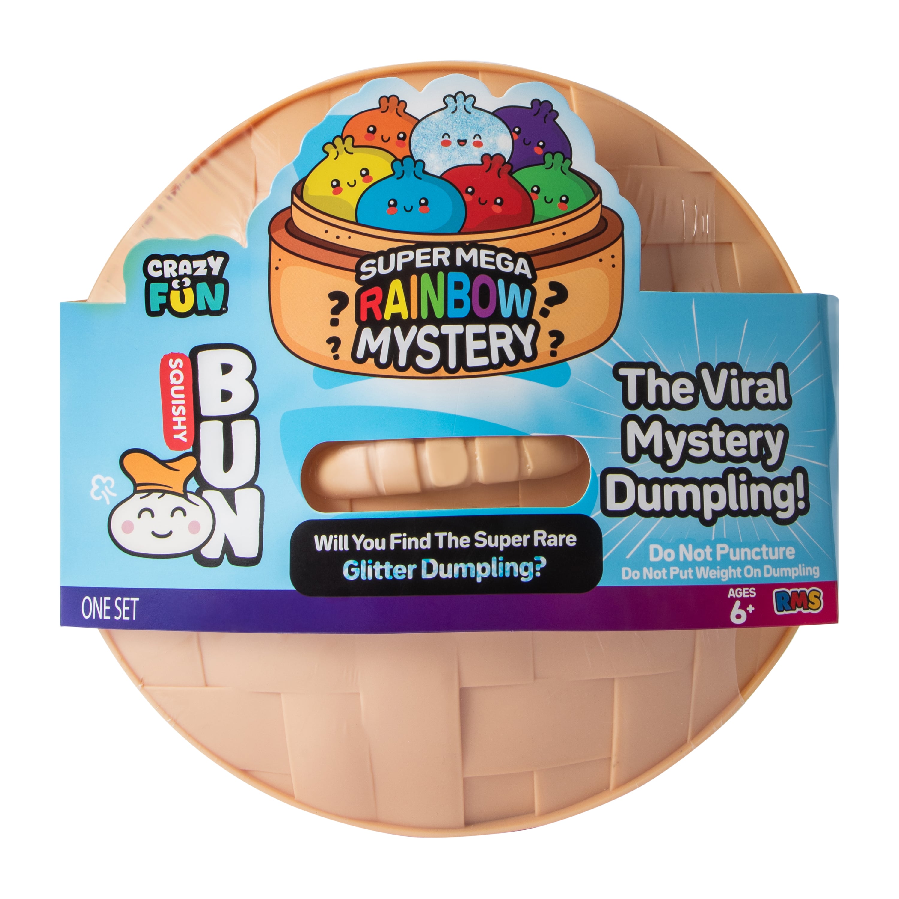 Super Mega Rainbow Mystery Squishy Bun Set (Styles May Vary)