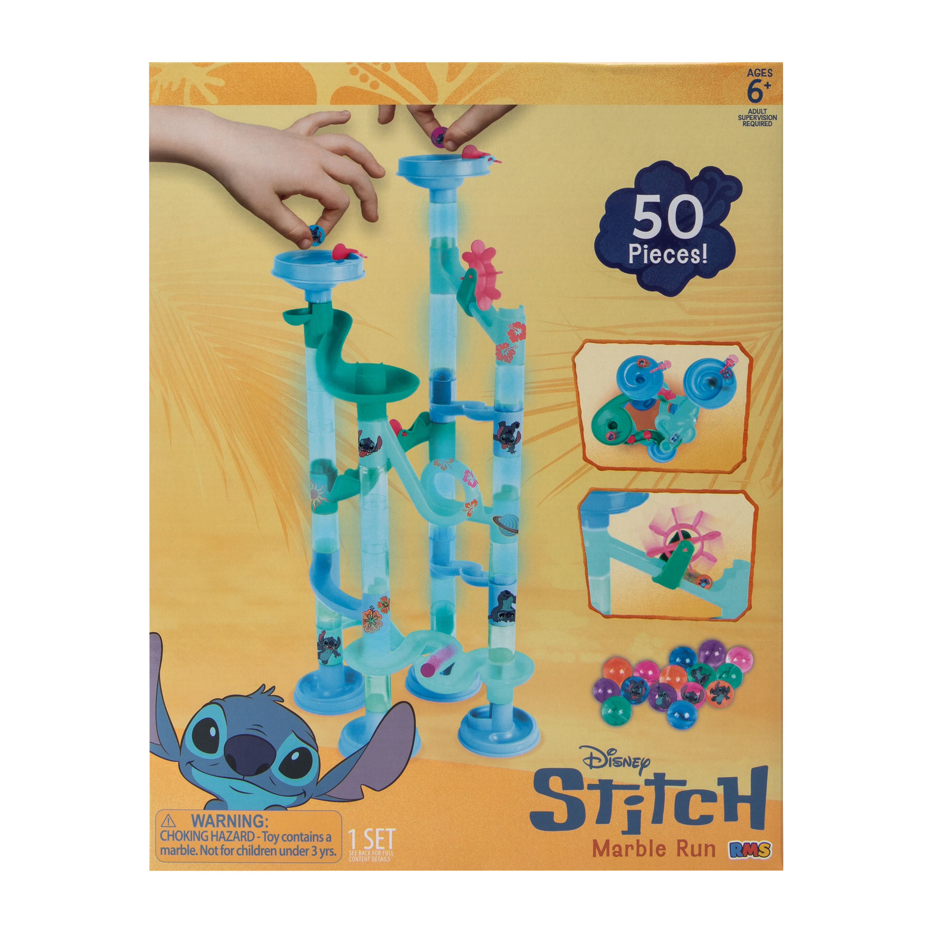 Disney Stitch Marble Run Set