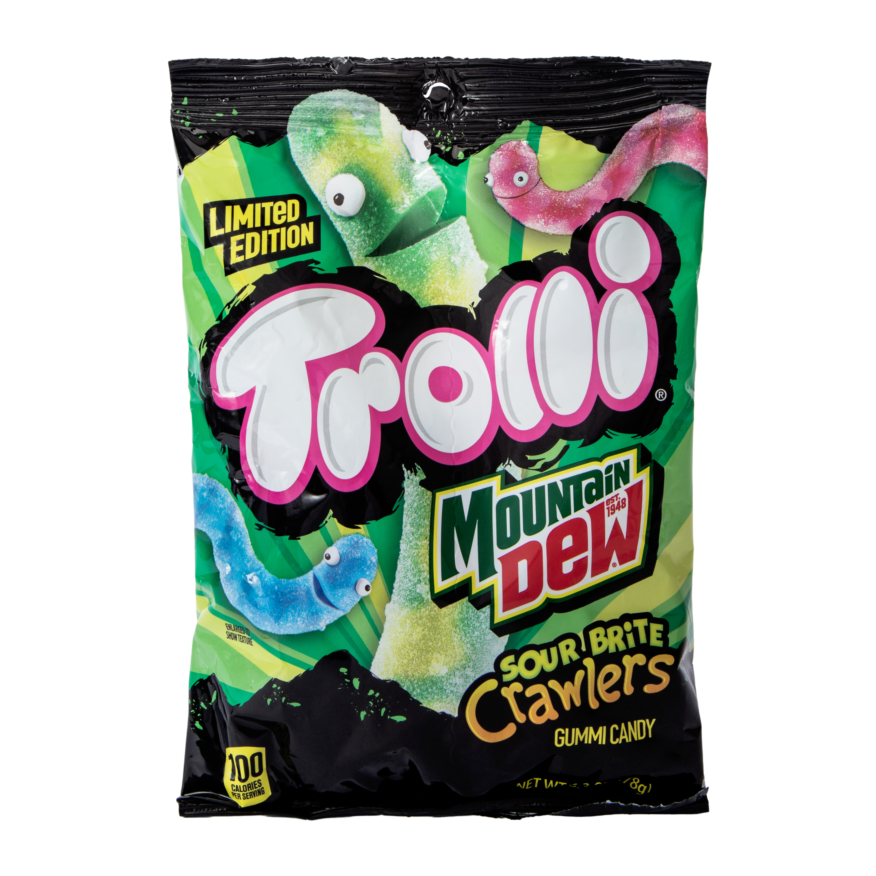Trolli® Limited Edition Mountain Dew Sour Brite Crawlers Gummi Candy 12.3oz