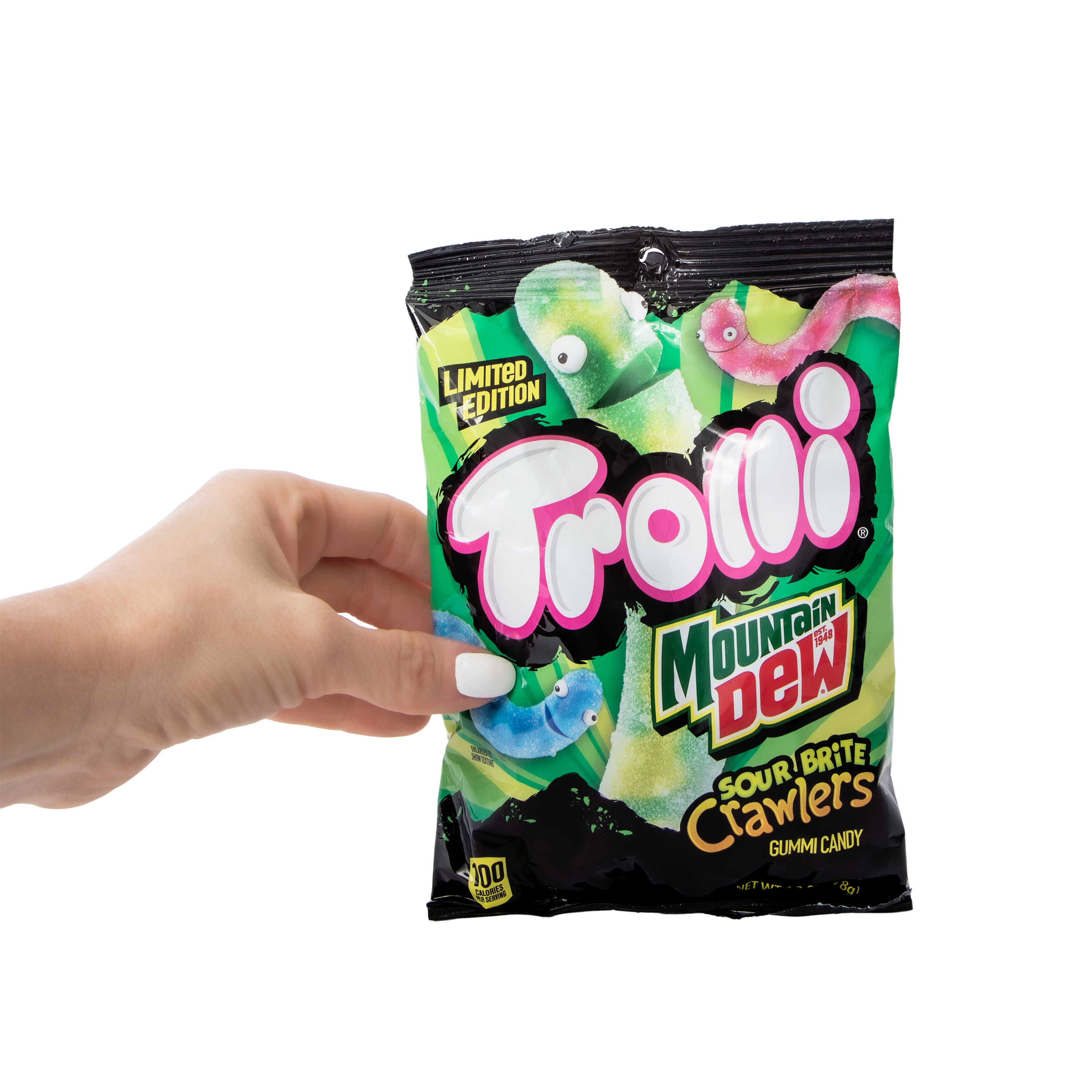 Trolli® Limited Edition Mountain Dew Sour Brite Crawlers Gummi Candy 12.3oz