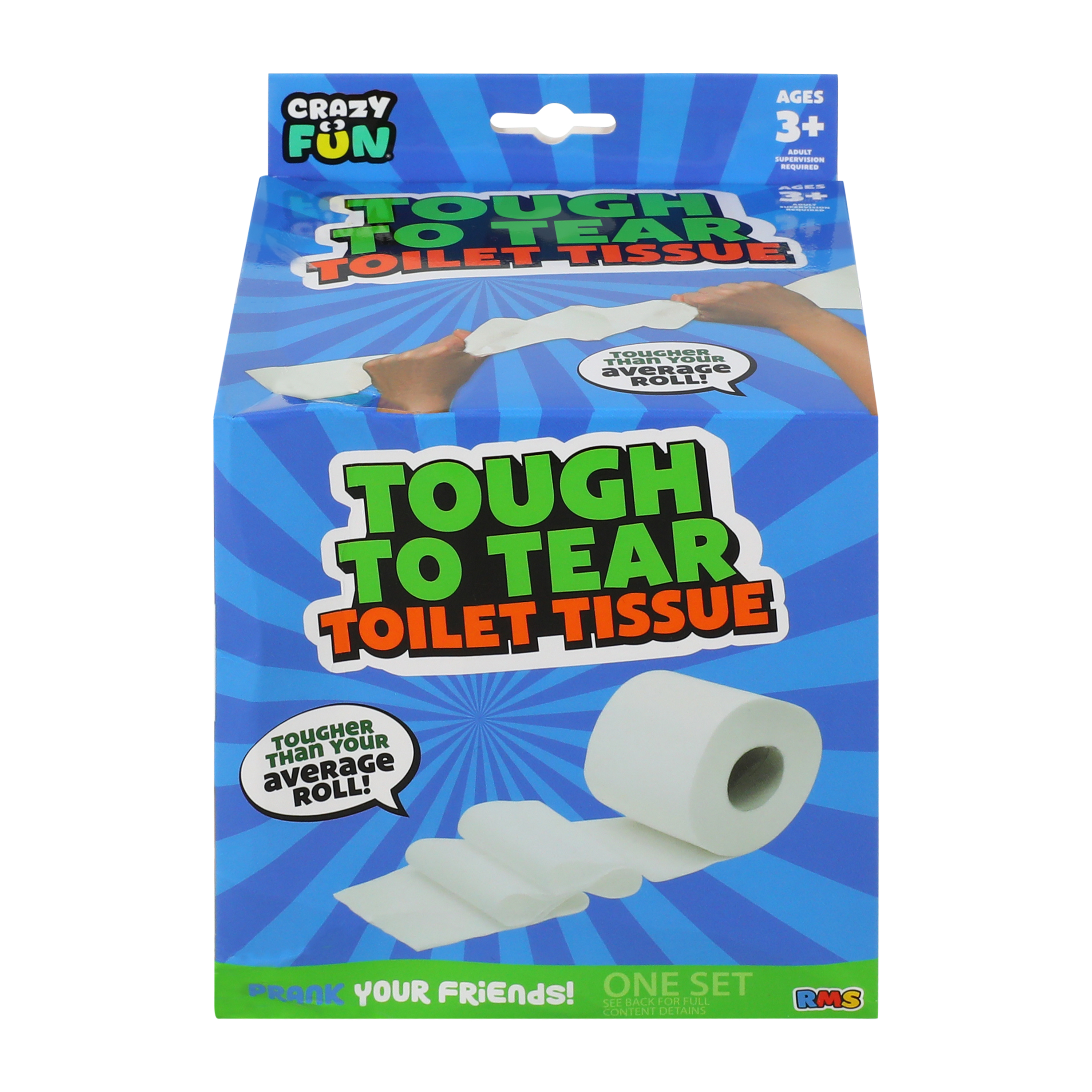 Tough To Tear Toilet Tissue Prank Toy Set