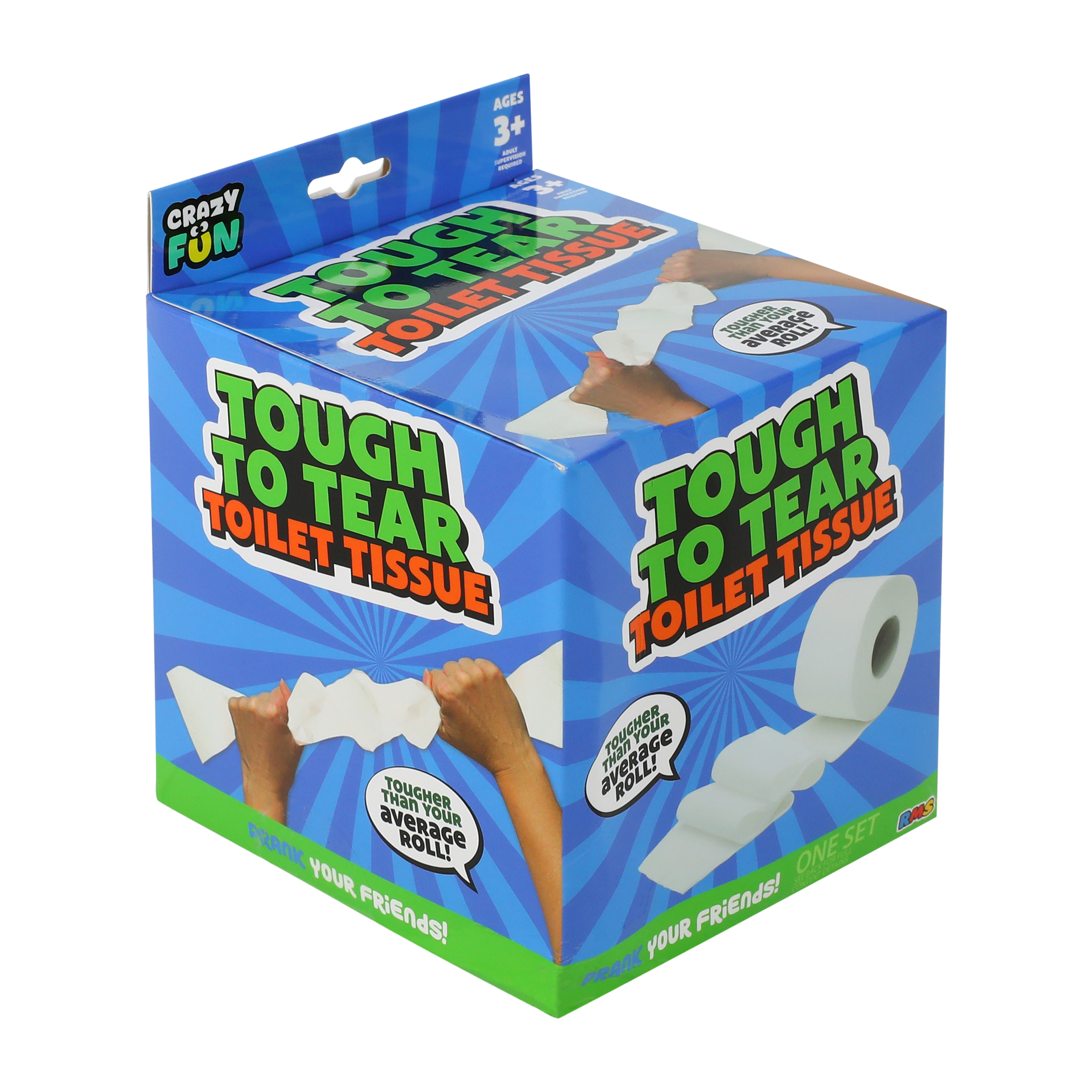 Tough To Tear Toilet Tissue Prank Toy Set