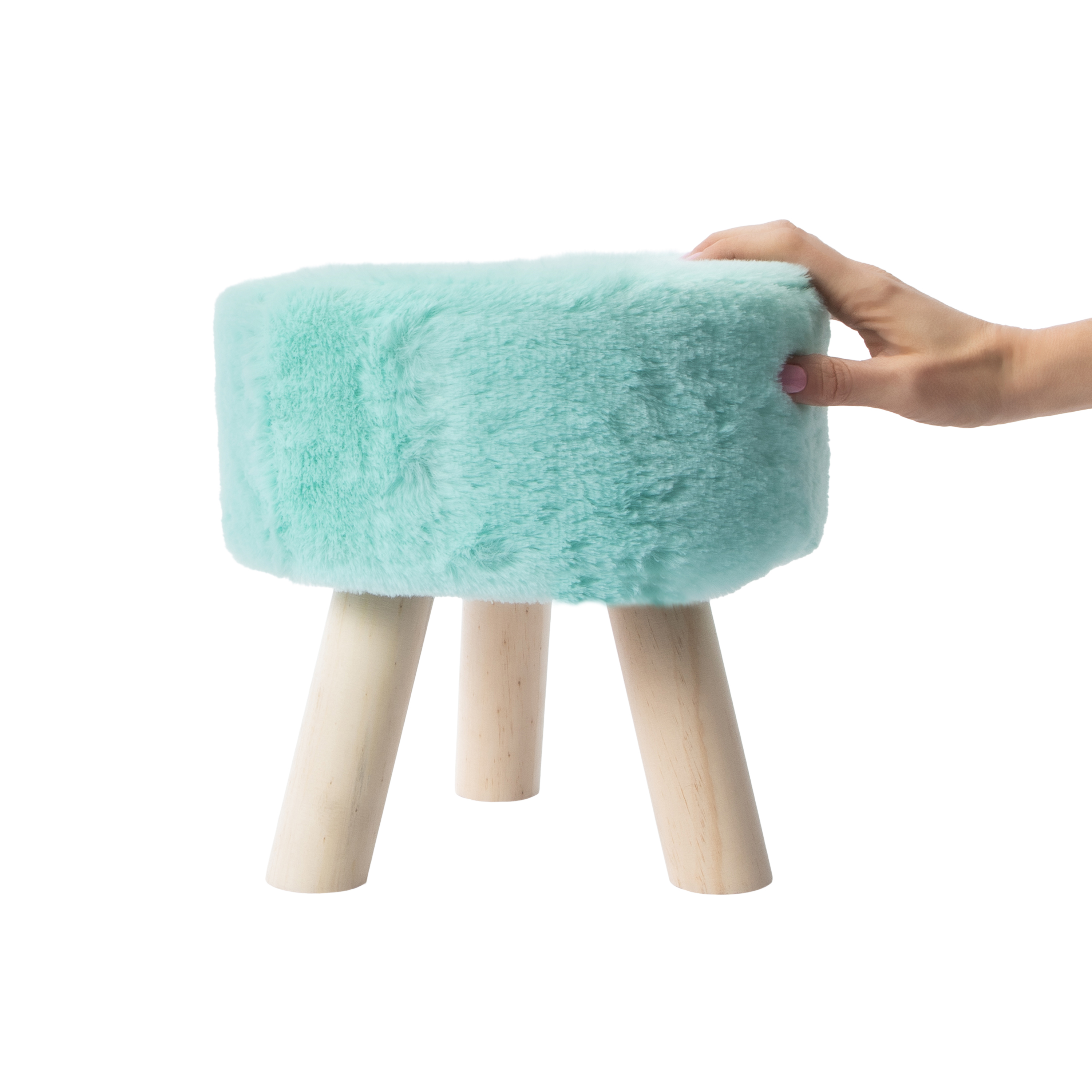 Plush Foot Stool