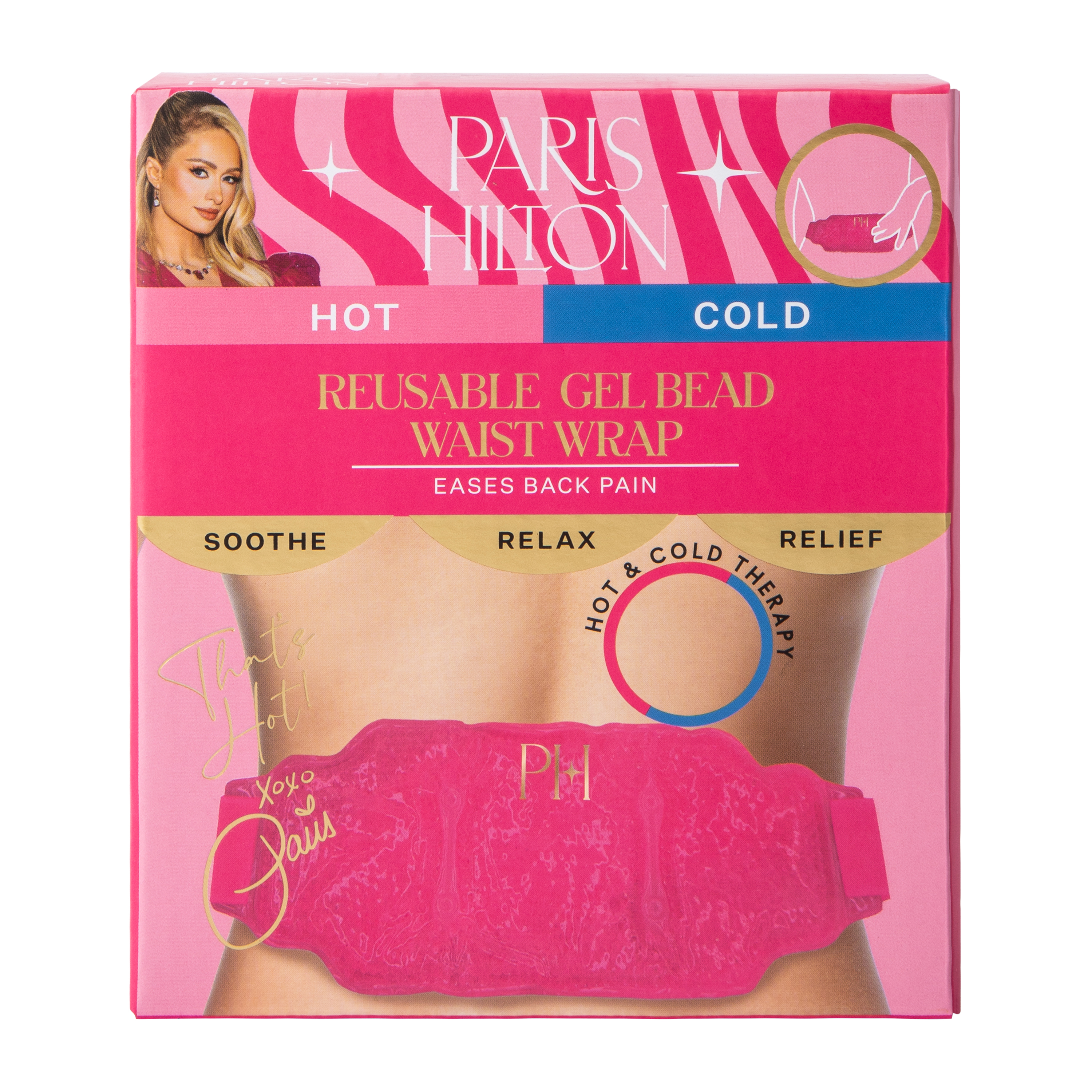 Paris Hilton Reusable Gel Bead Waist Wrap