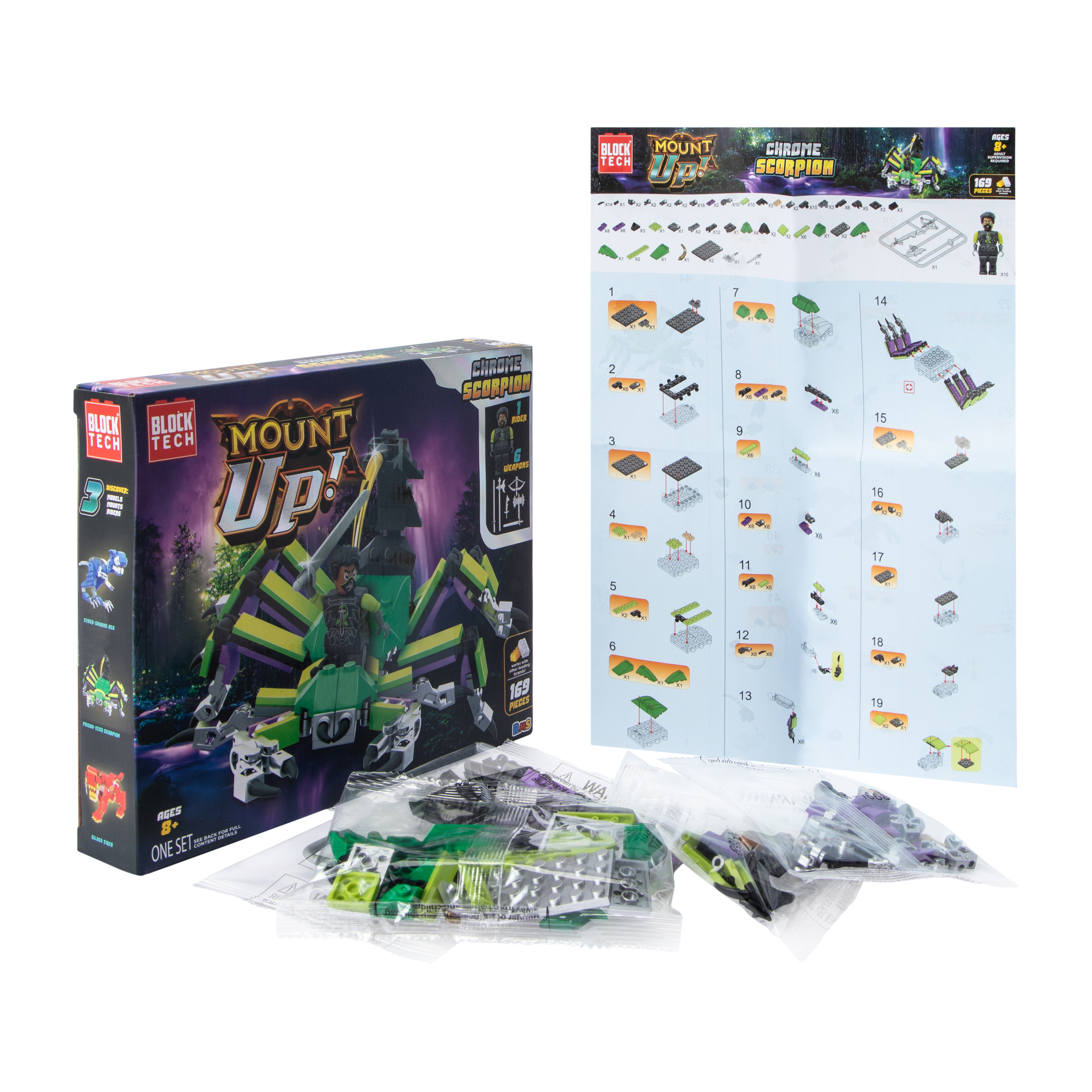 Block Tech® Mount Up! Chrome Set