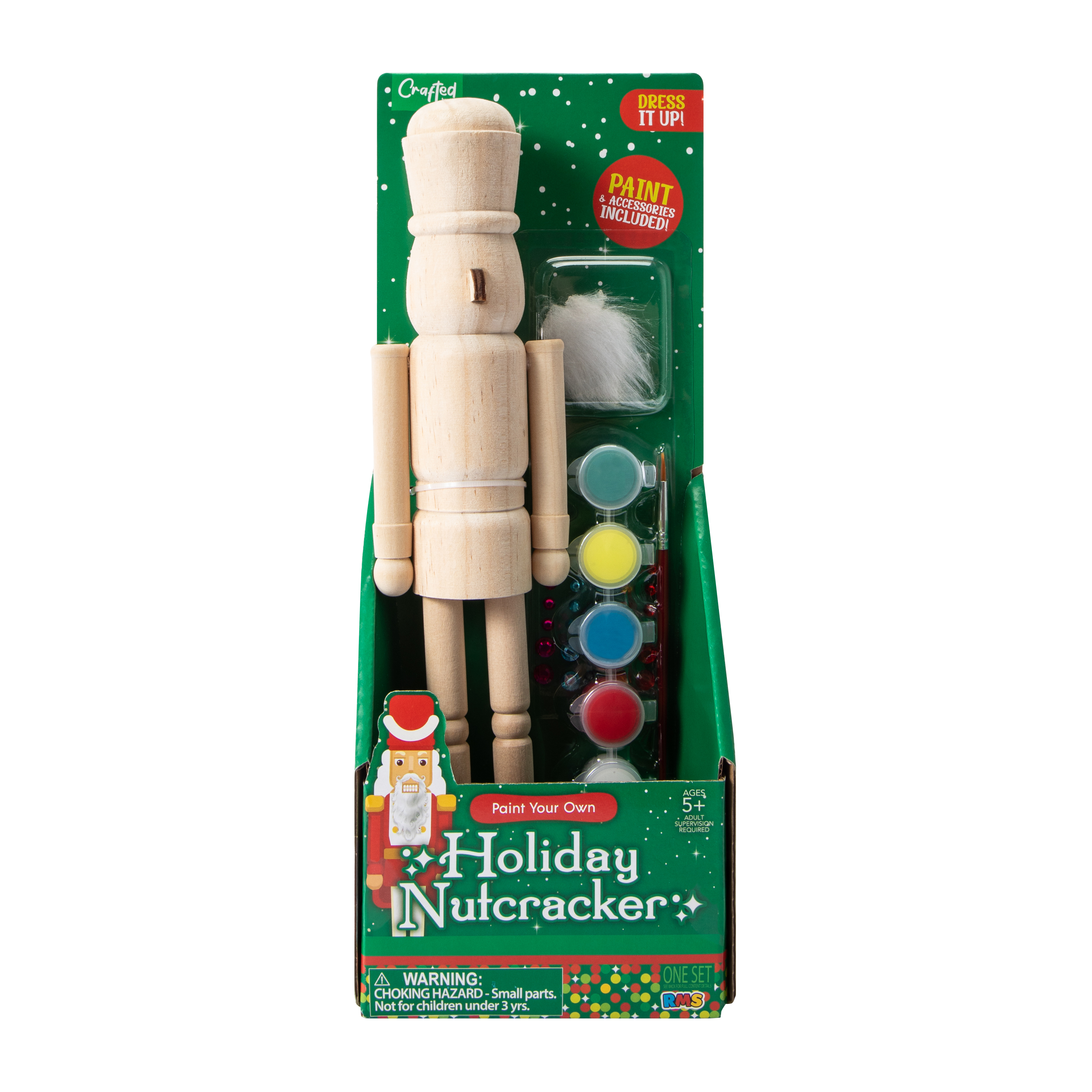 Christmas Paint Your Own Holiday Nutcracker Set