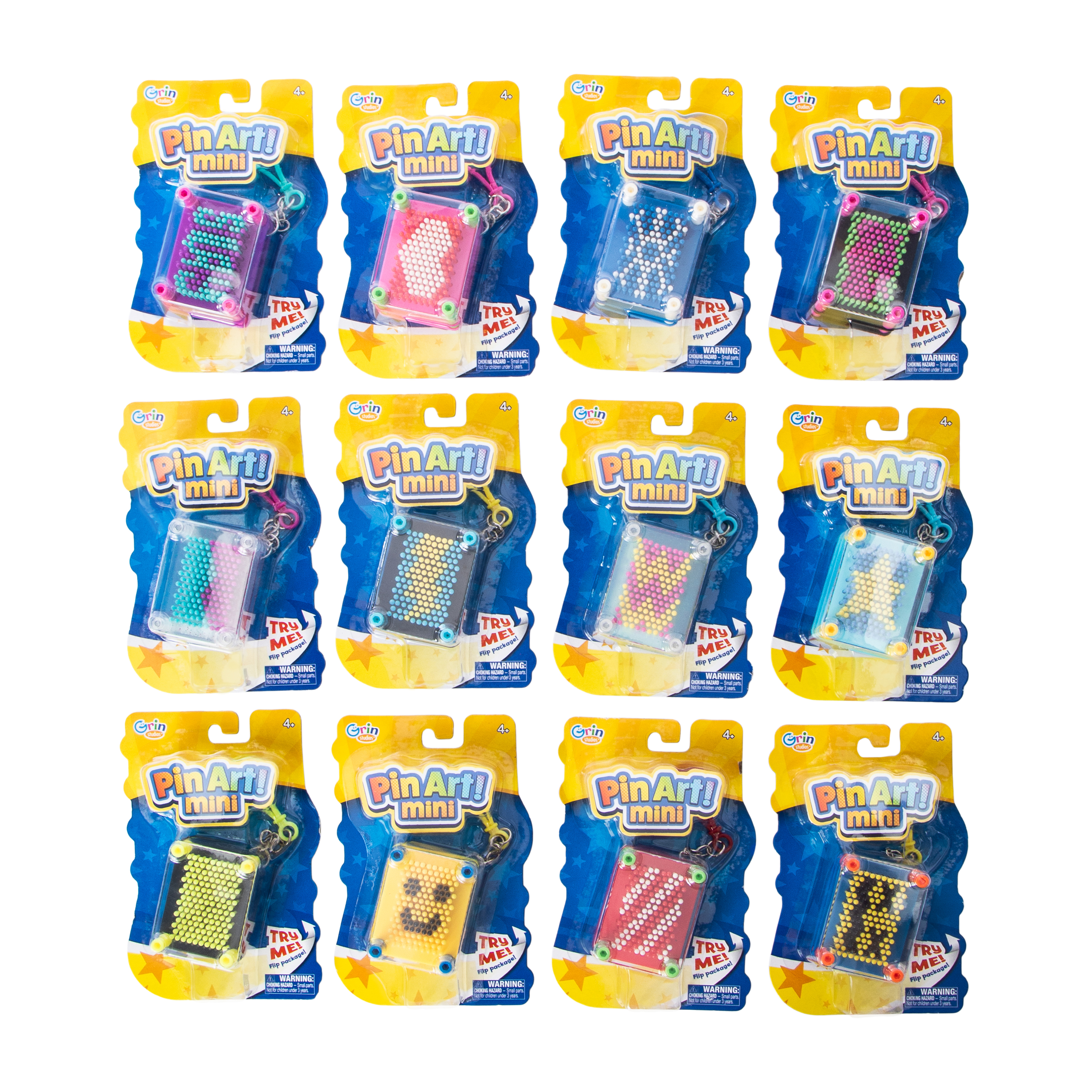 Grin Studios® Pin Art! Mini Toy (Styles May Vary)