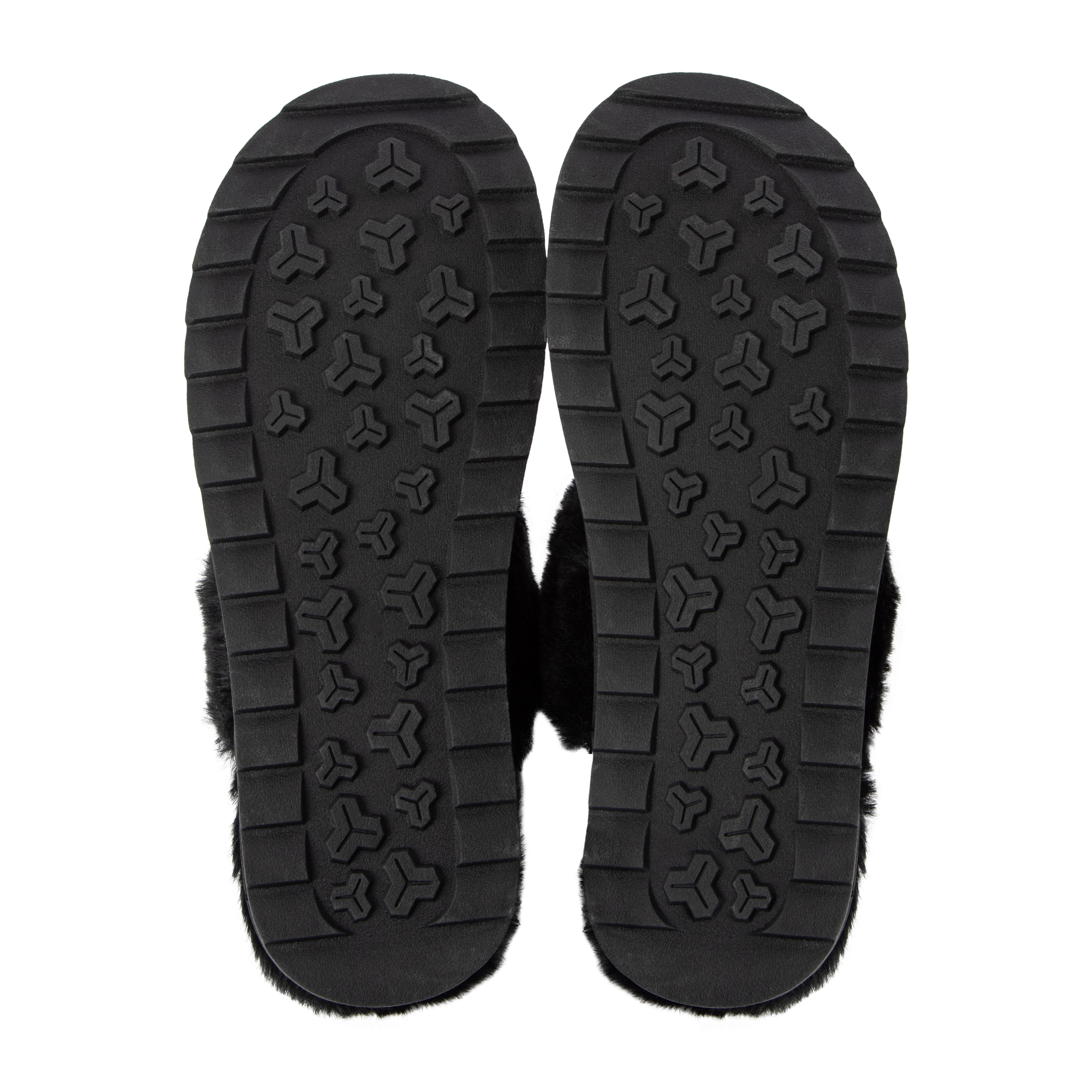 Juniors Fur Scuff Slippers