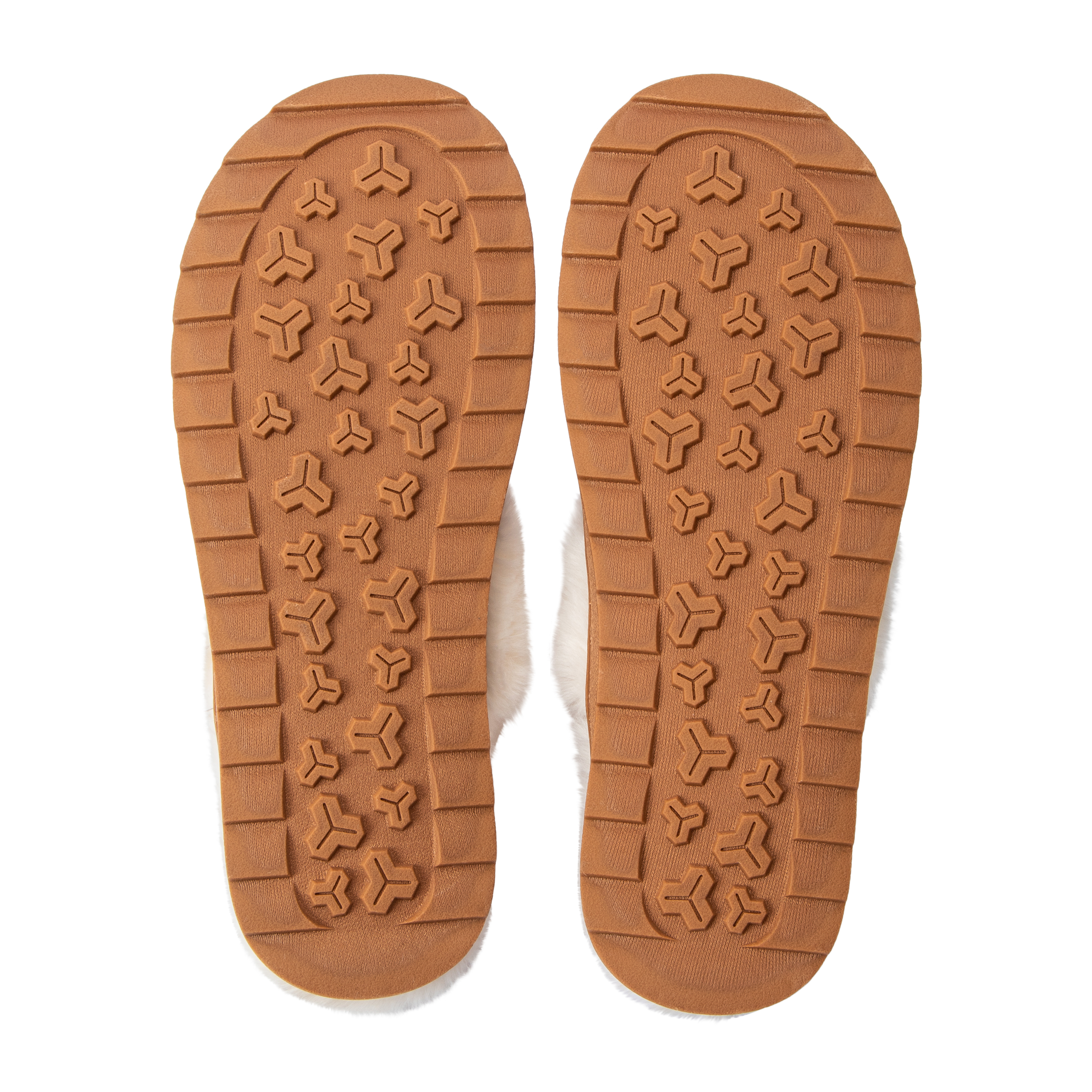 Juniors Fur Scuff Slippers