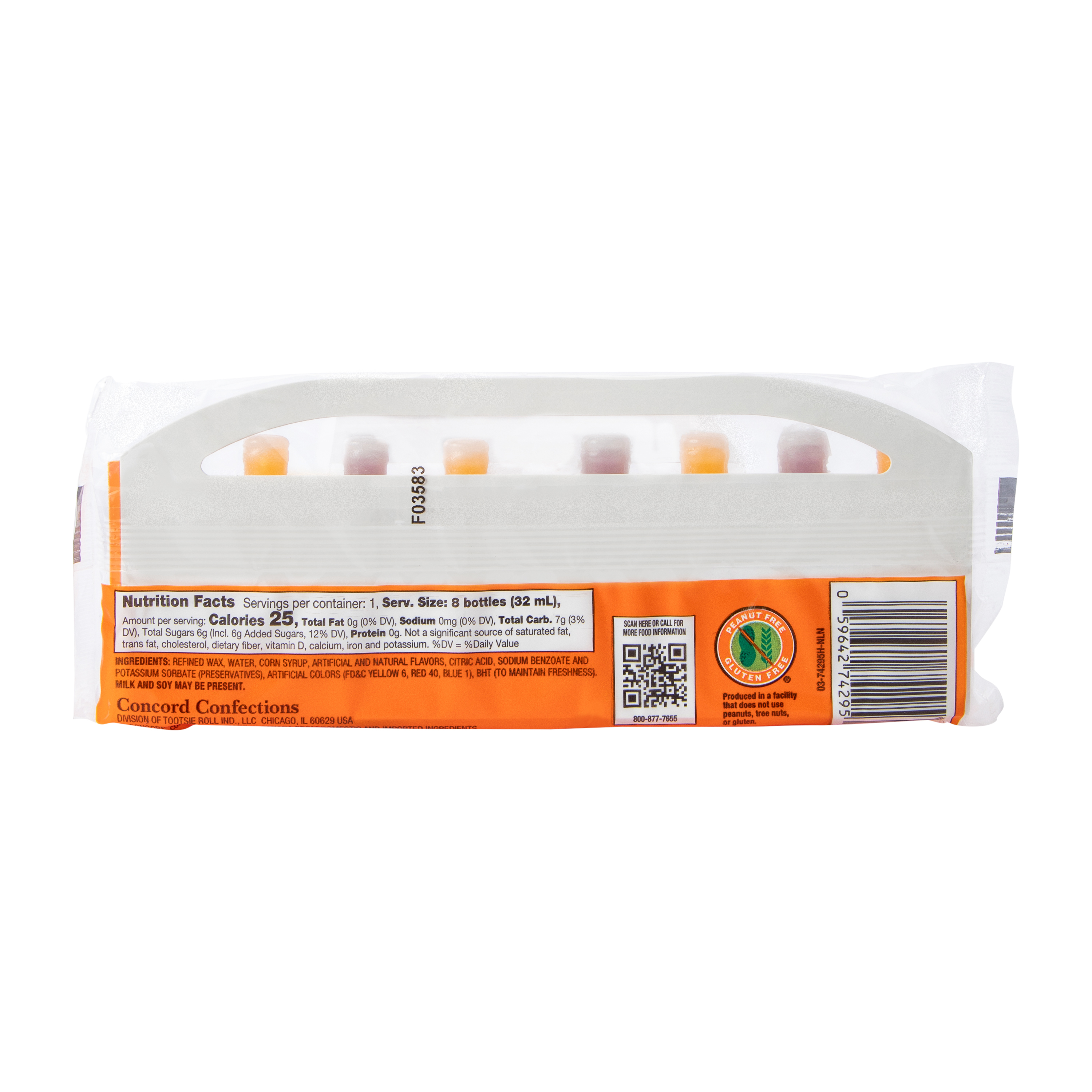 Nik-L-Nip® Witch's Brew Orange & Black Raspberry Mini Drinks 8-Pack 2.79oz