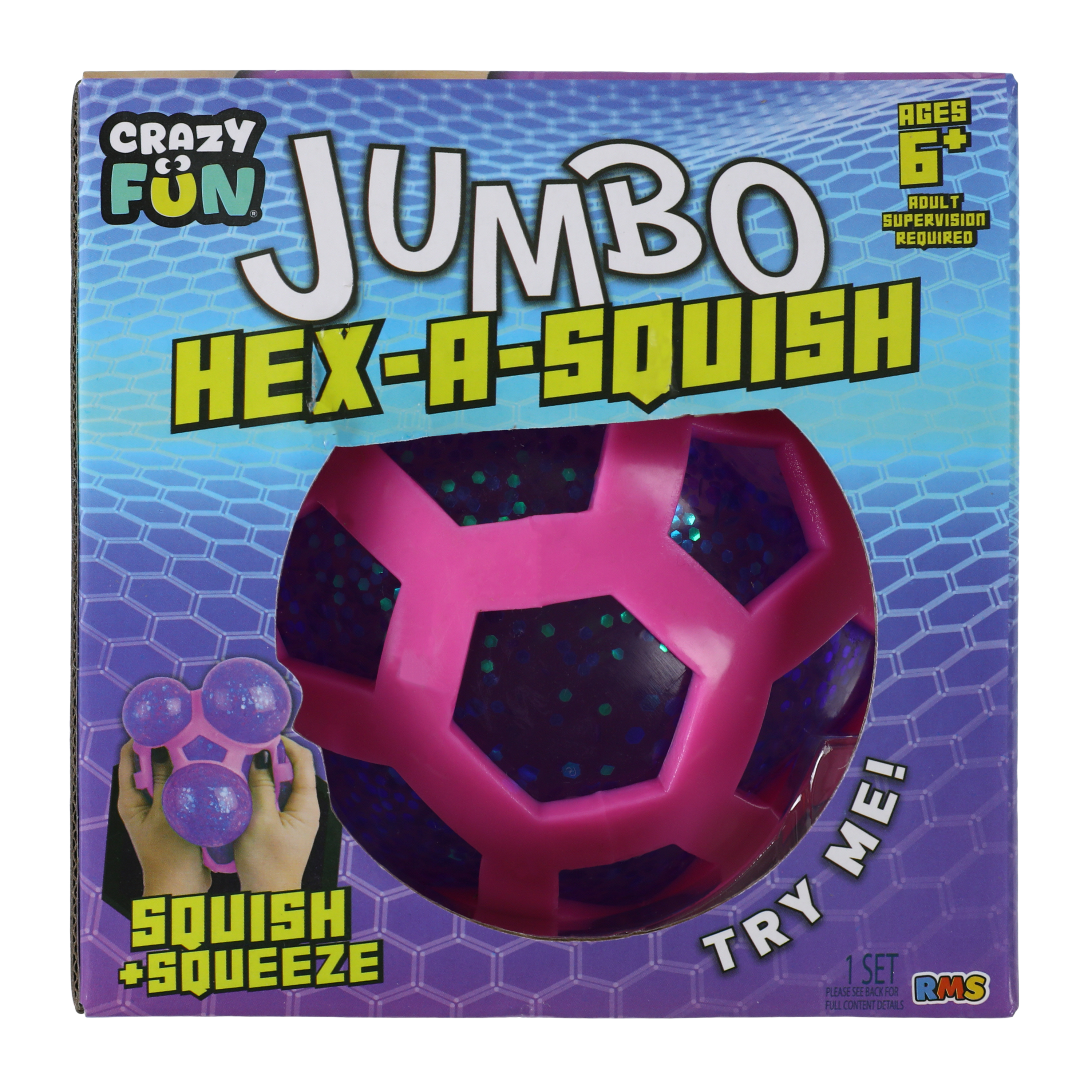 Crazy Fun® Jumbo Hex-A-Squish Set | Five Below