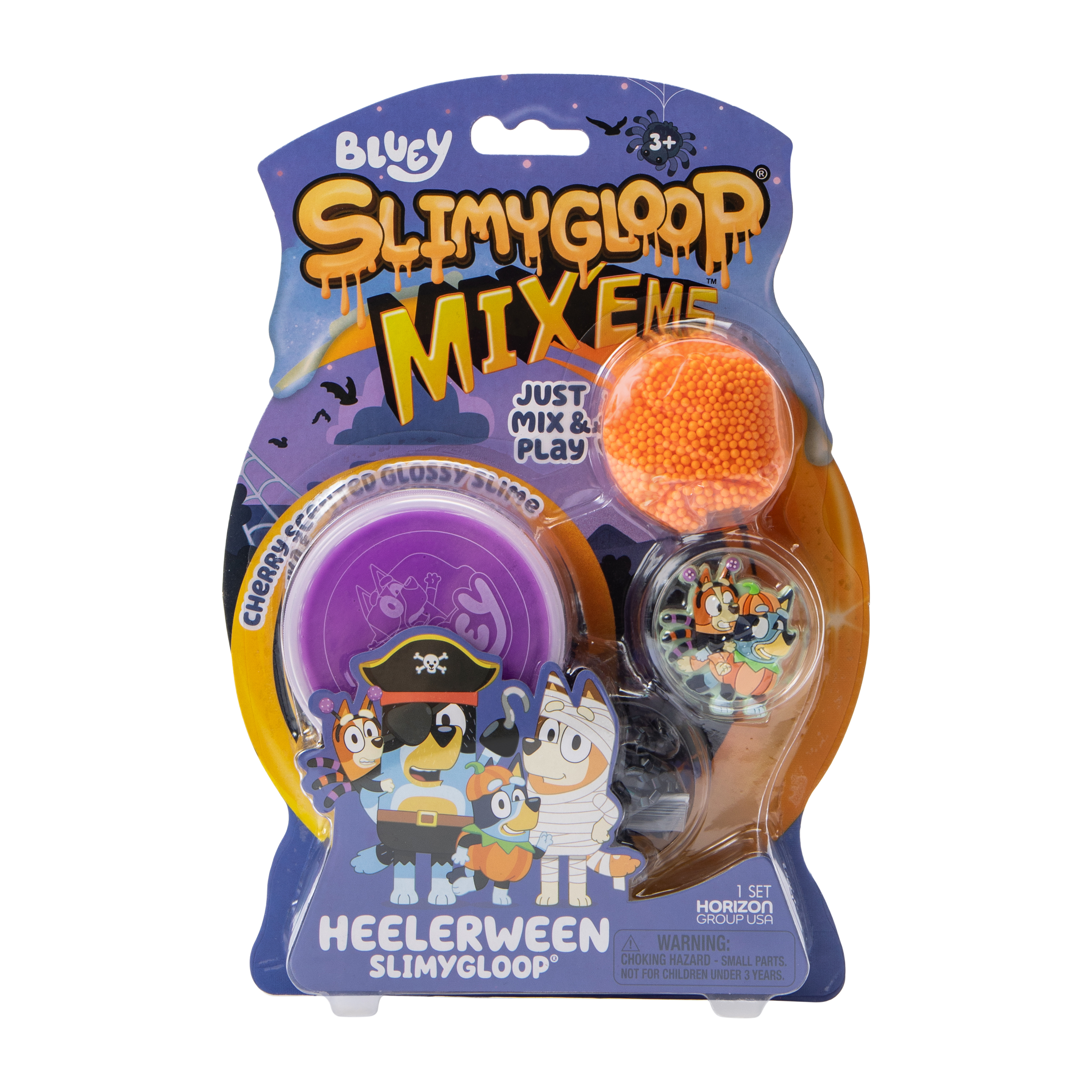 Bluey™ Heelerween Slimygloop® Mix'Ems Set