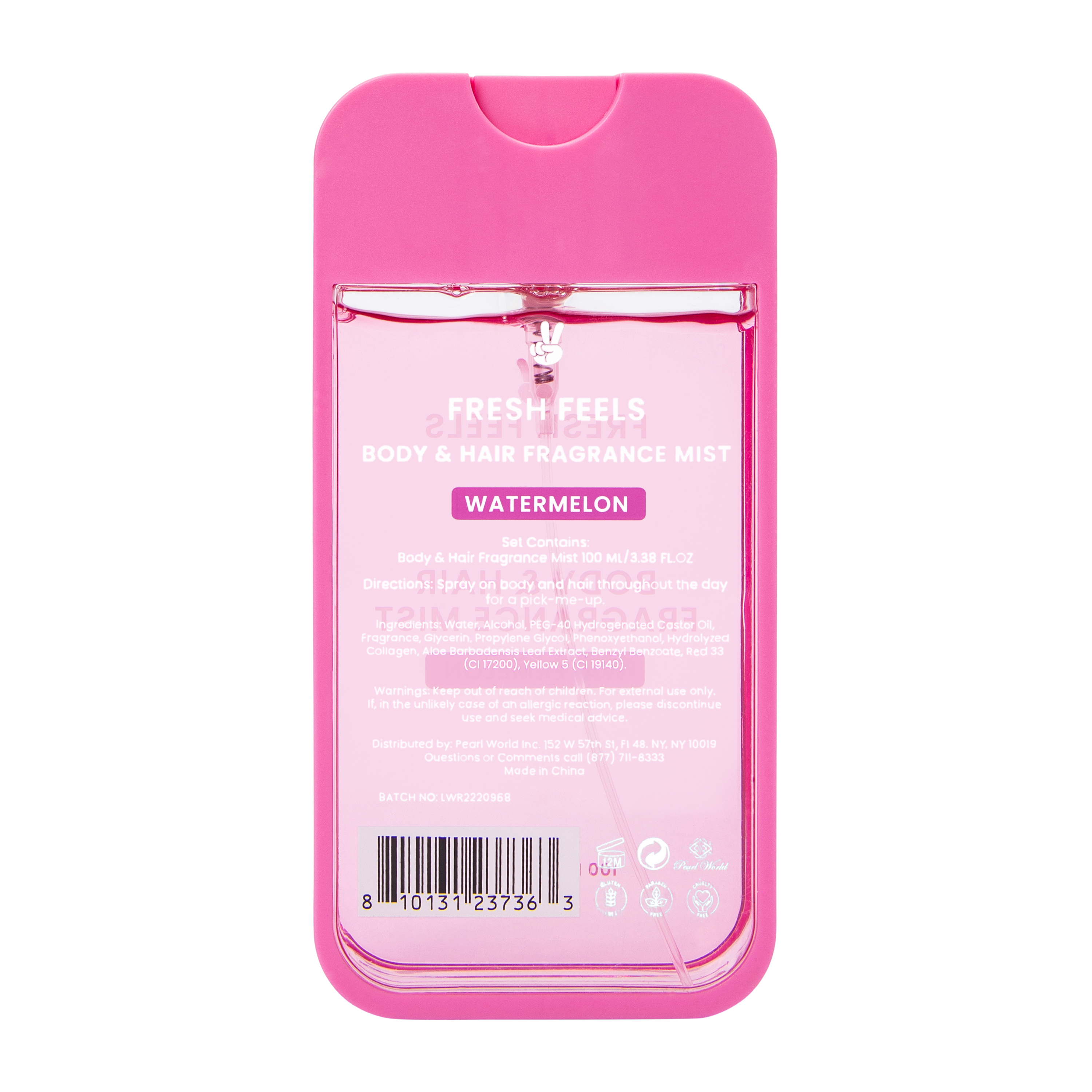 Fresh Feels Watermelon Body & Hair Fragrance Mist 3.38oz