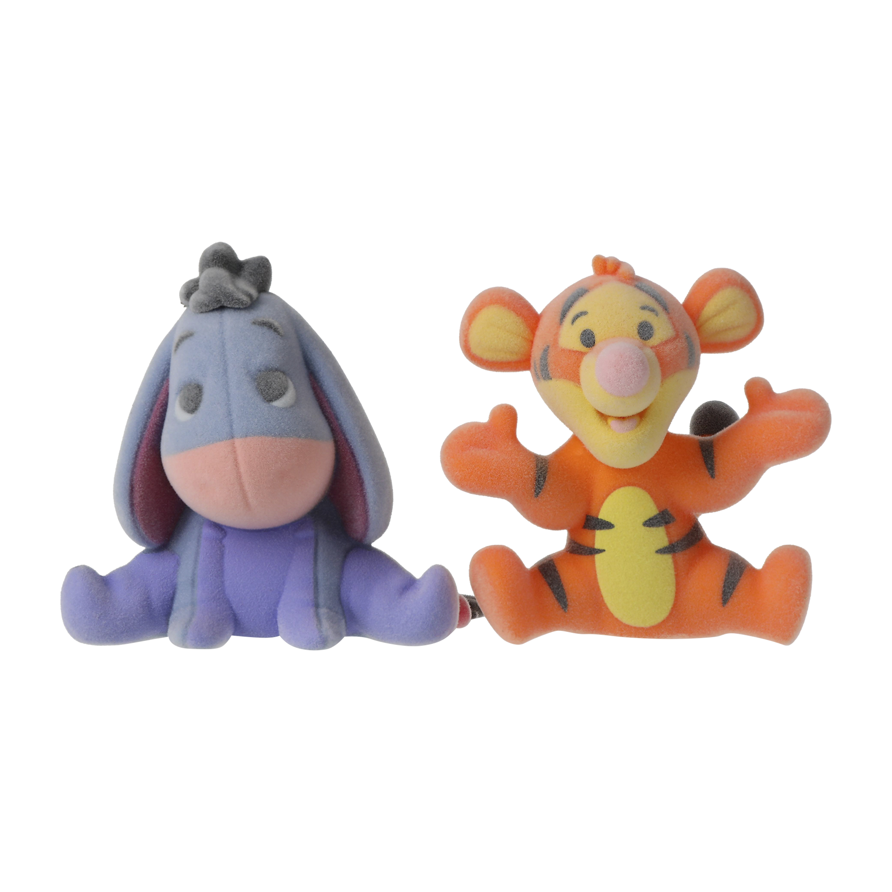 Disney Winnie The Pooh Flocked Figures 2-Pack
