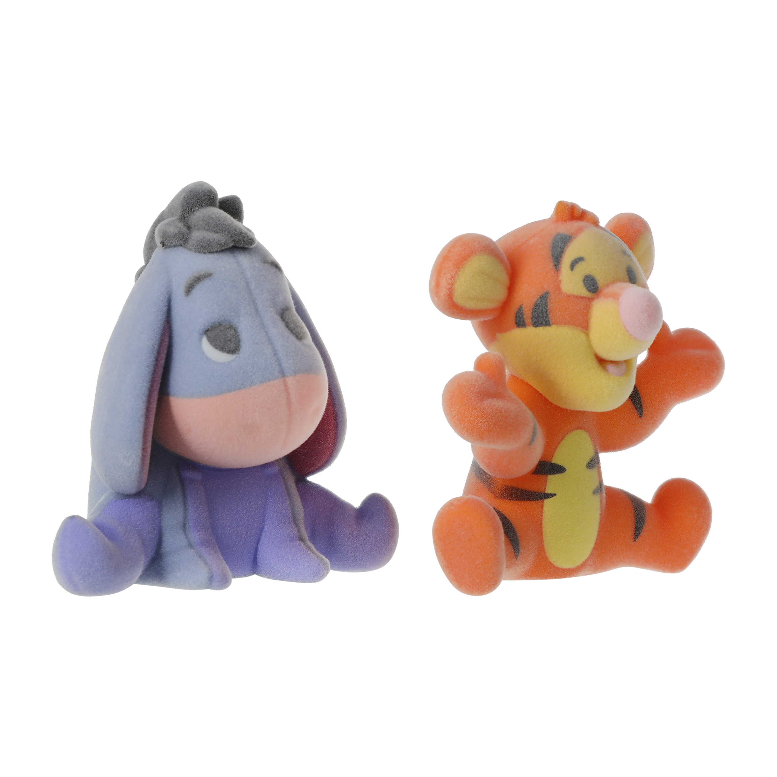 Disney Winnie The Pooh Flocked Figures 2-Pack