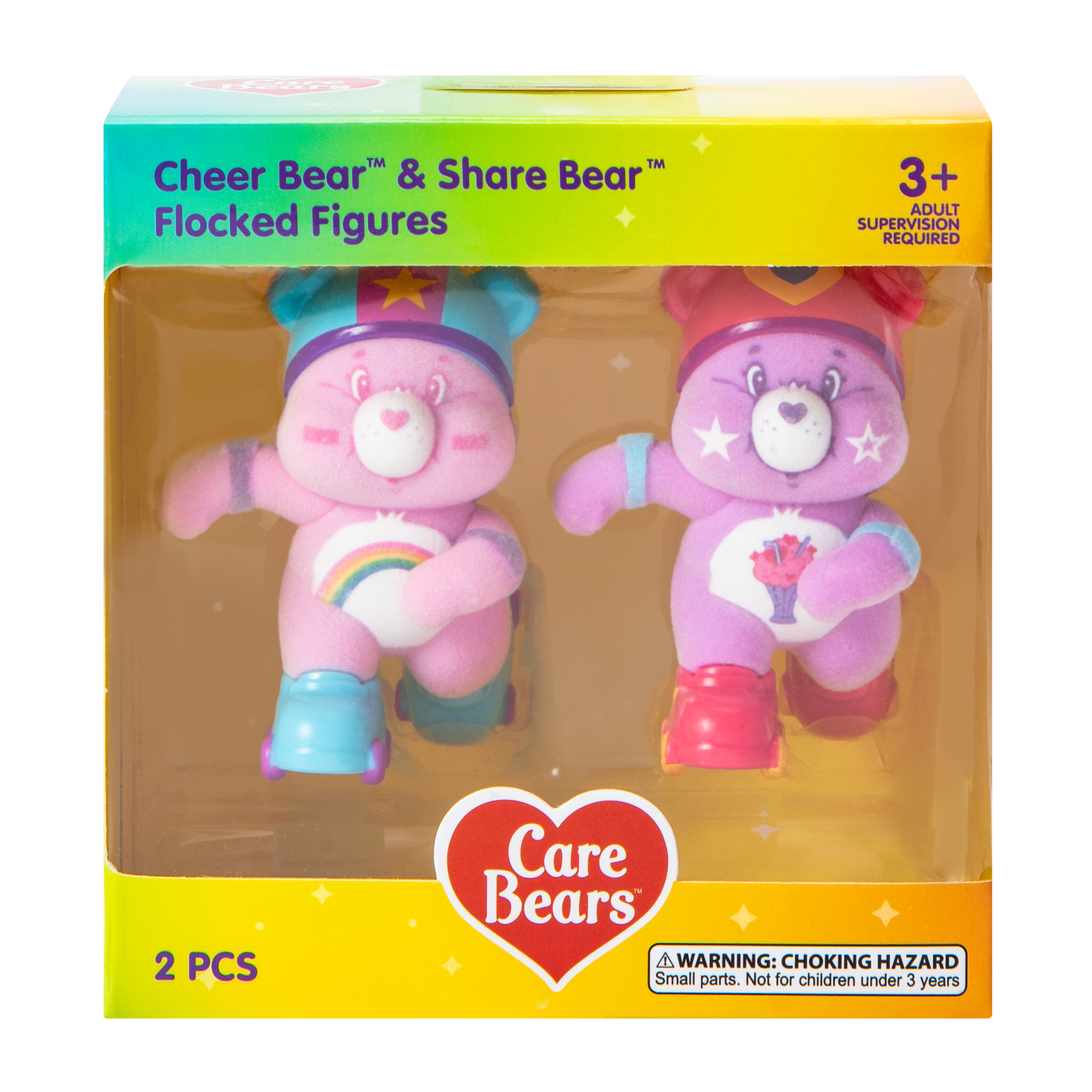 Care Bears™ Flocked  Figures 2-Pack