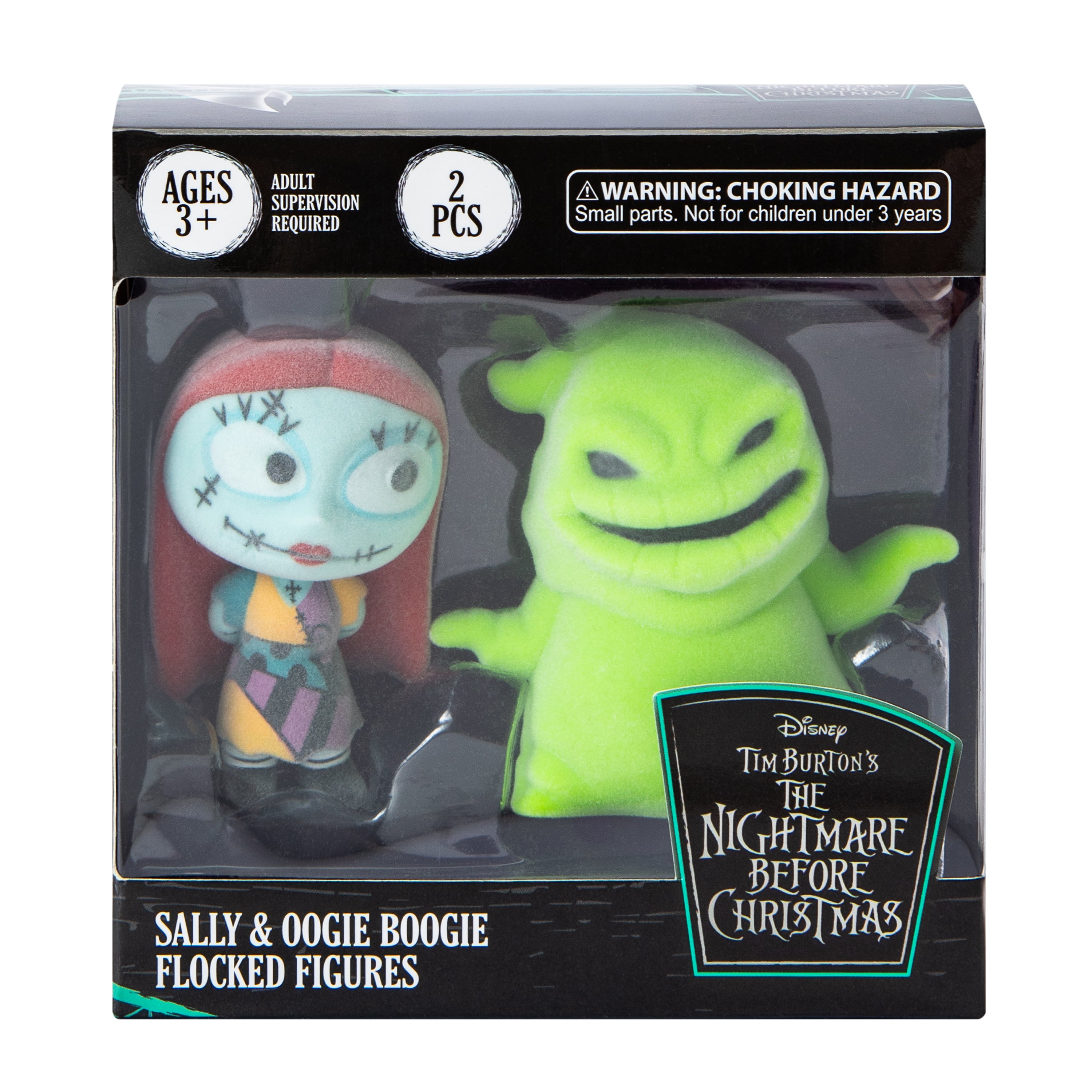 Disney Tim Burton's The Nightmare Before Christmas Flocked Figures