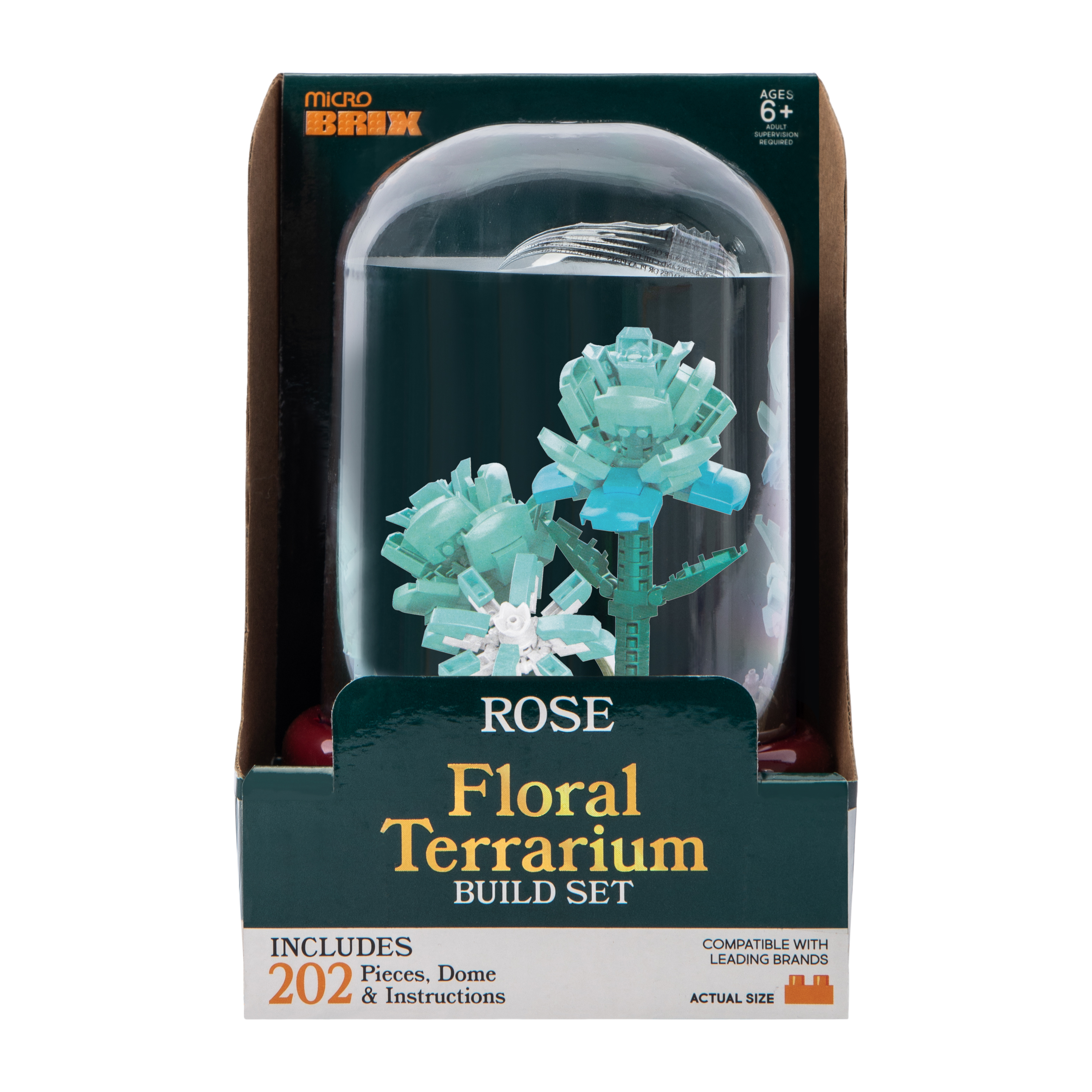 Micro Brix Floral Terrarium Building Blocks Set