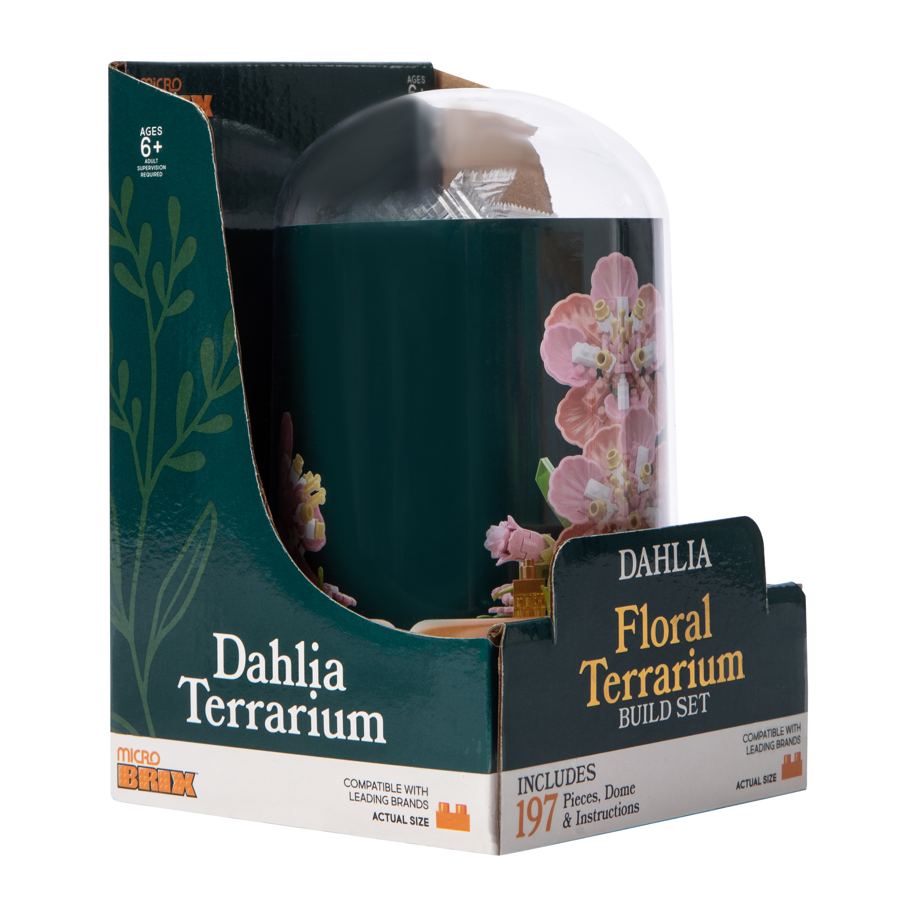 Micro Brix Floral Terrarium Building Blocks Set | Five Below