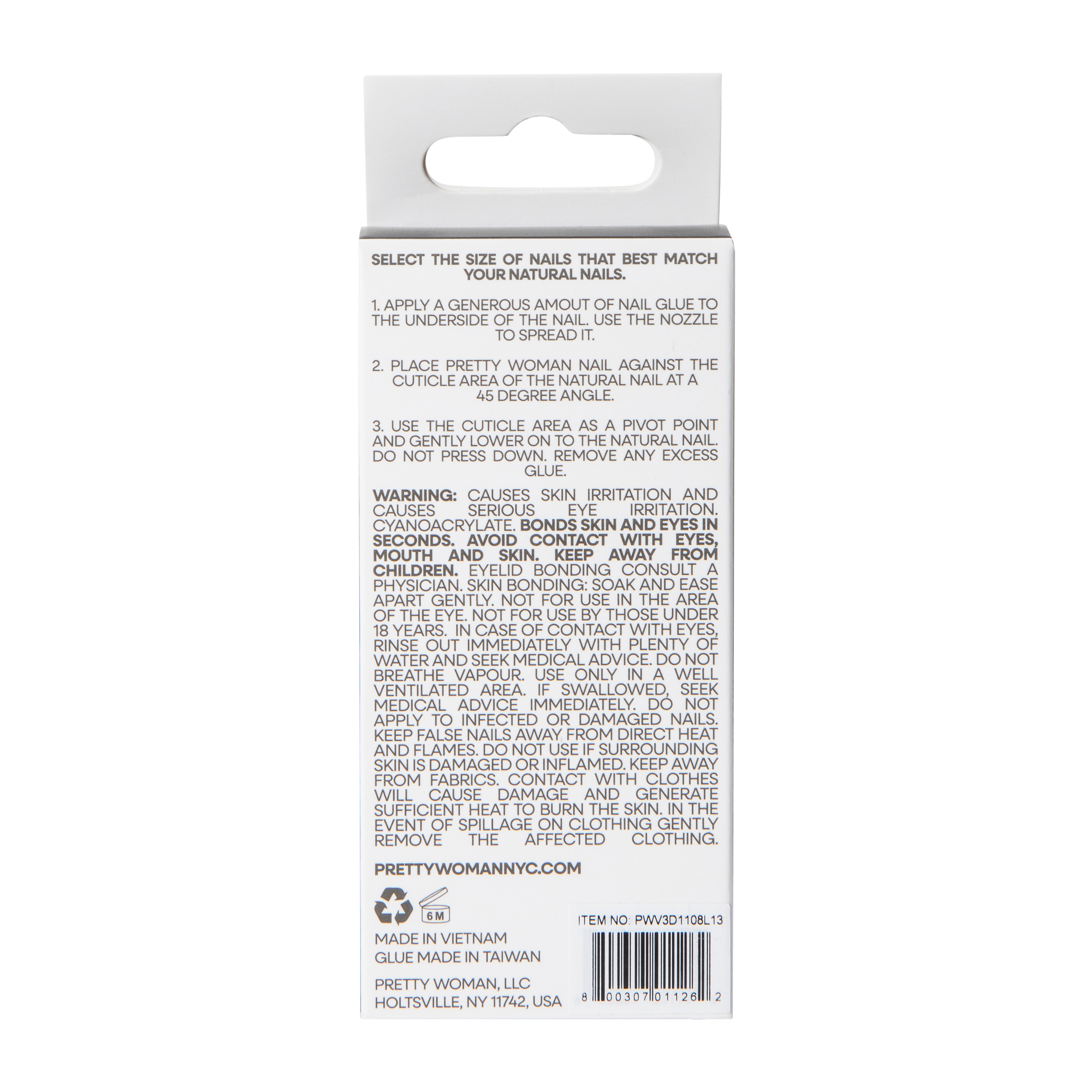Pretty Woman Luxe Halloween Faux Nails 24-Count