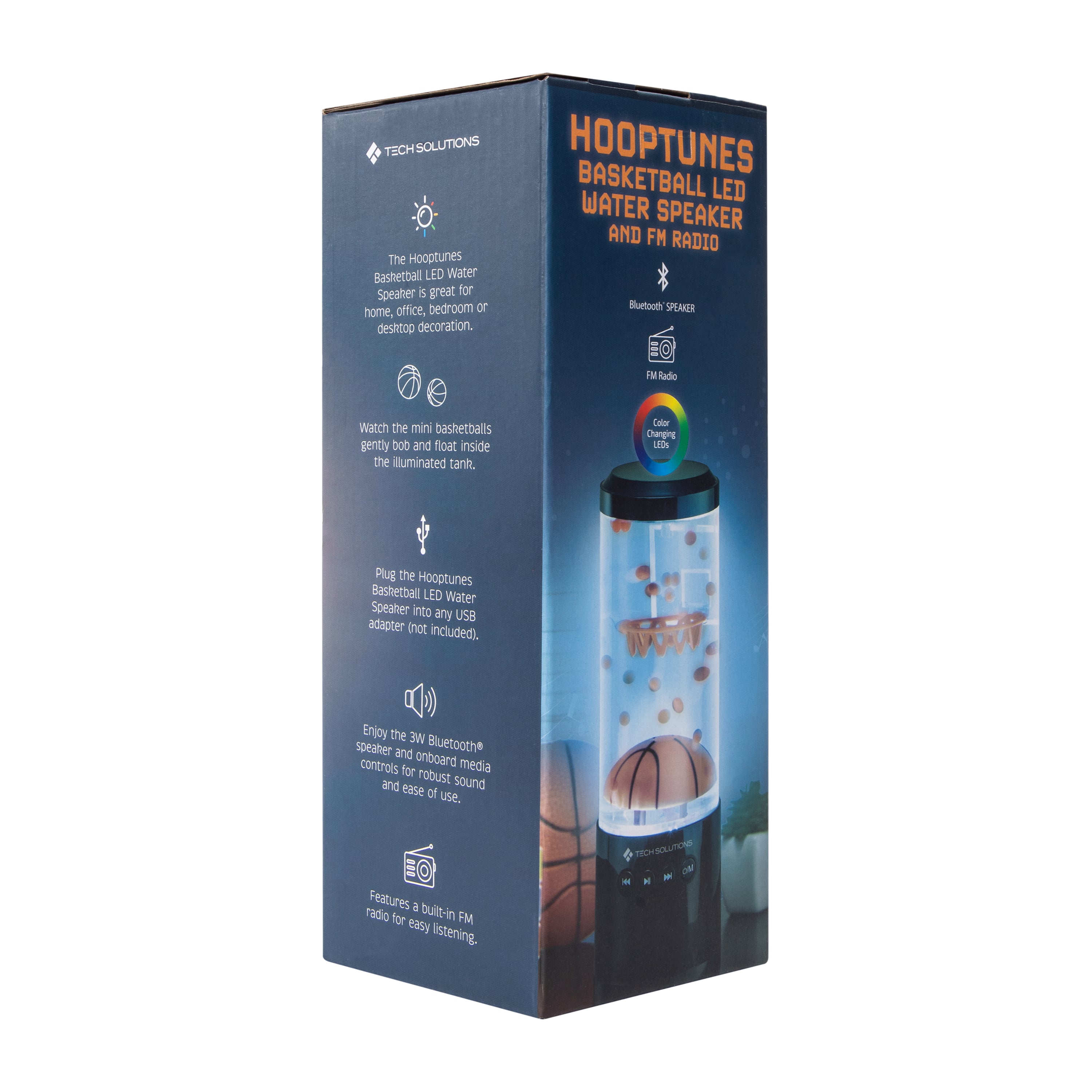 Hooptunes Basketball Bluetooth® LED Water Speaker