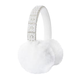 Ear Muffs Pearls Faux Fur Pearl Ear Muffs – Erin Hielle main image 2