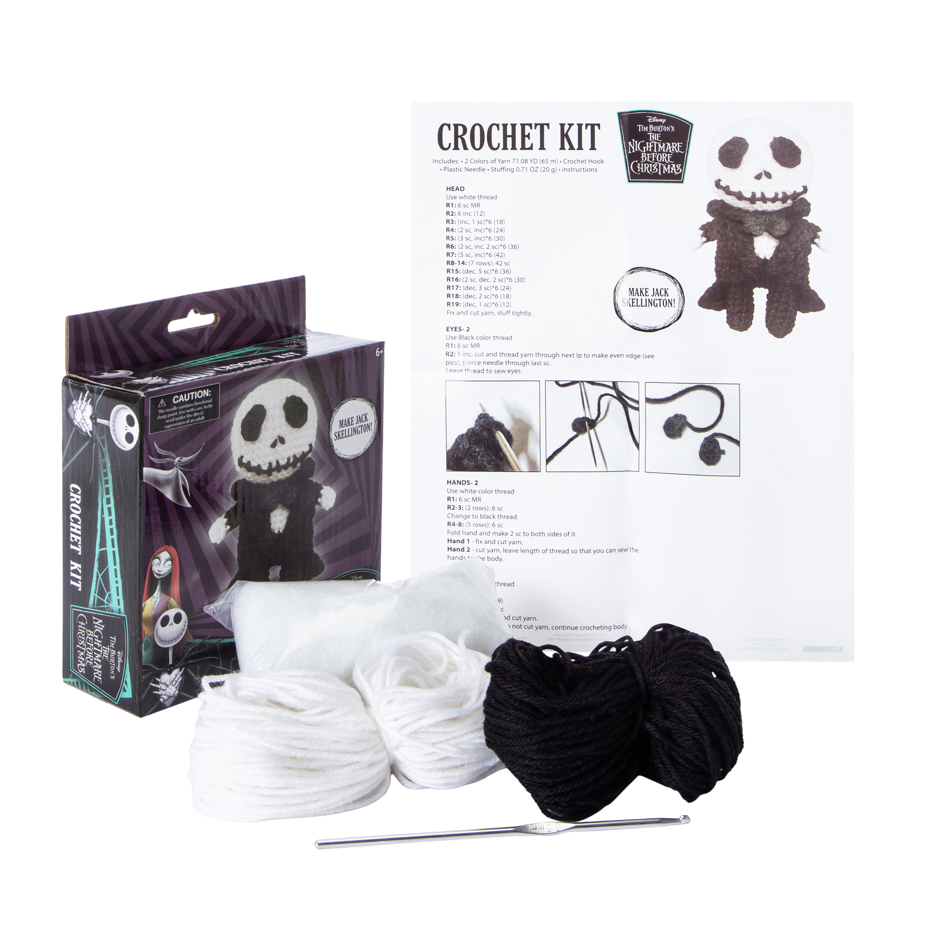 Disney Tim Burton's The Nightmare Before Christmas Crochet Kit