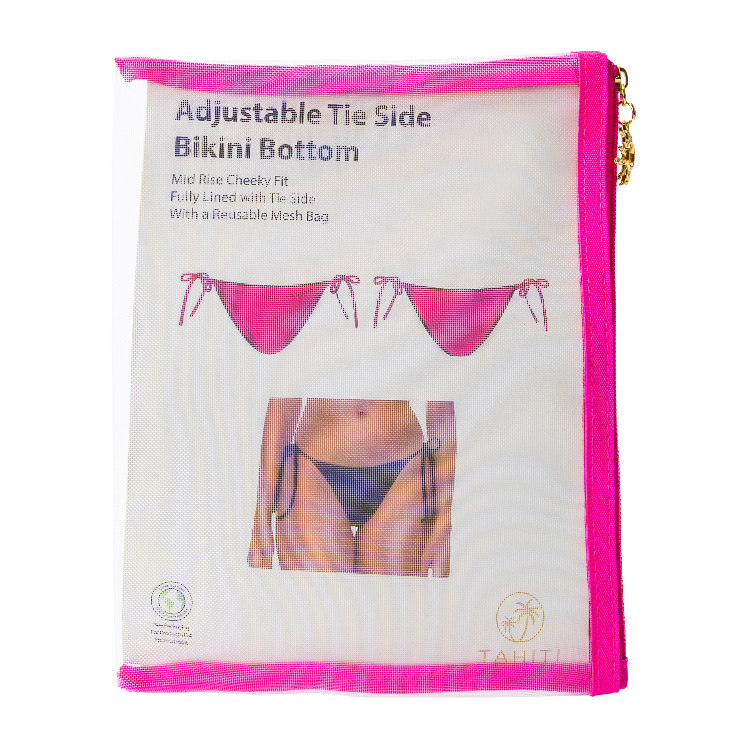 Juniors Adjustable Tie Side Bikini Bottom