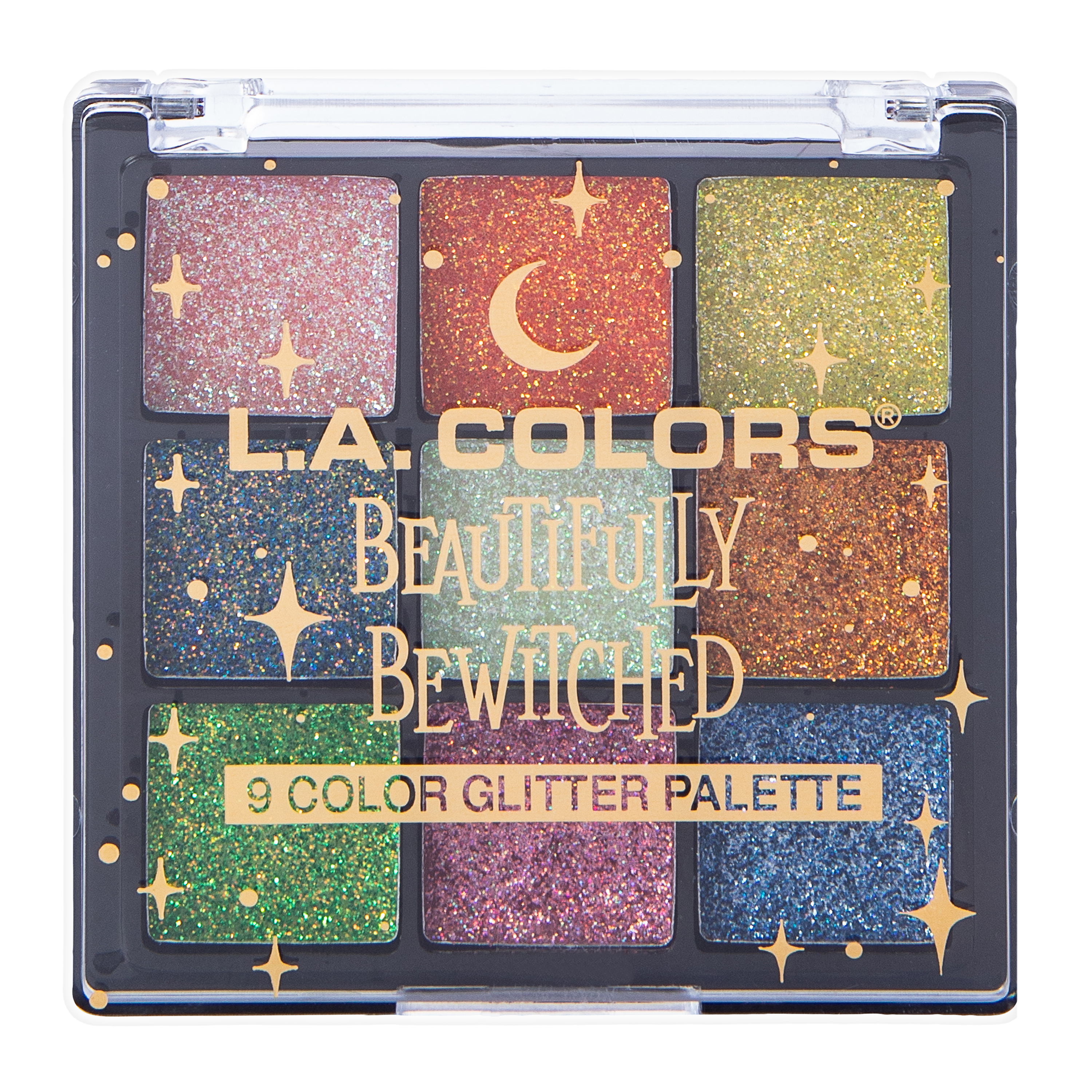 L.A. Colors® Beautifully Bewitched Glitter Palette 9-Color