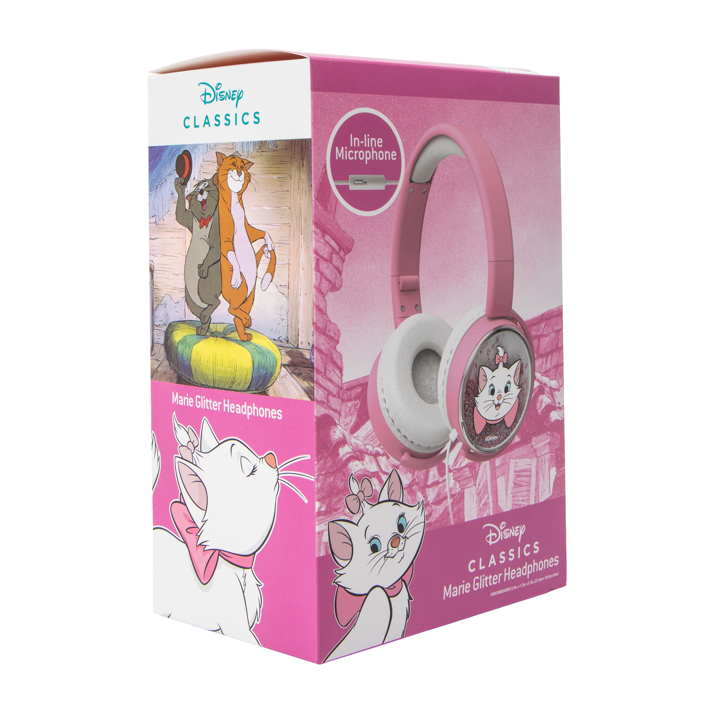 Disney Classics Marie Glitter Headphones