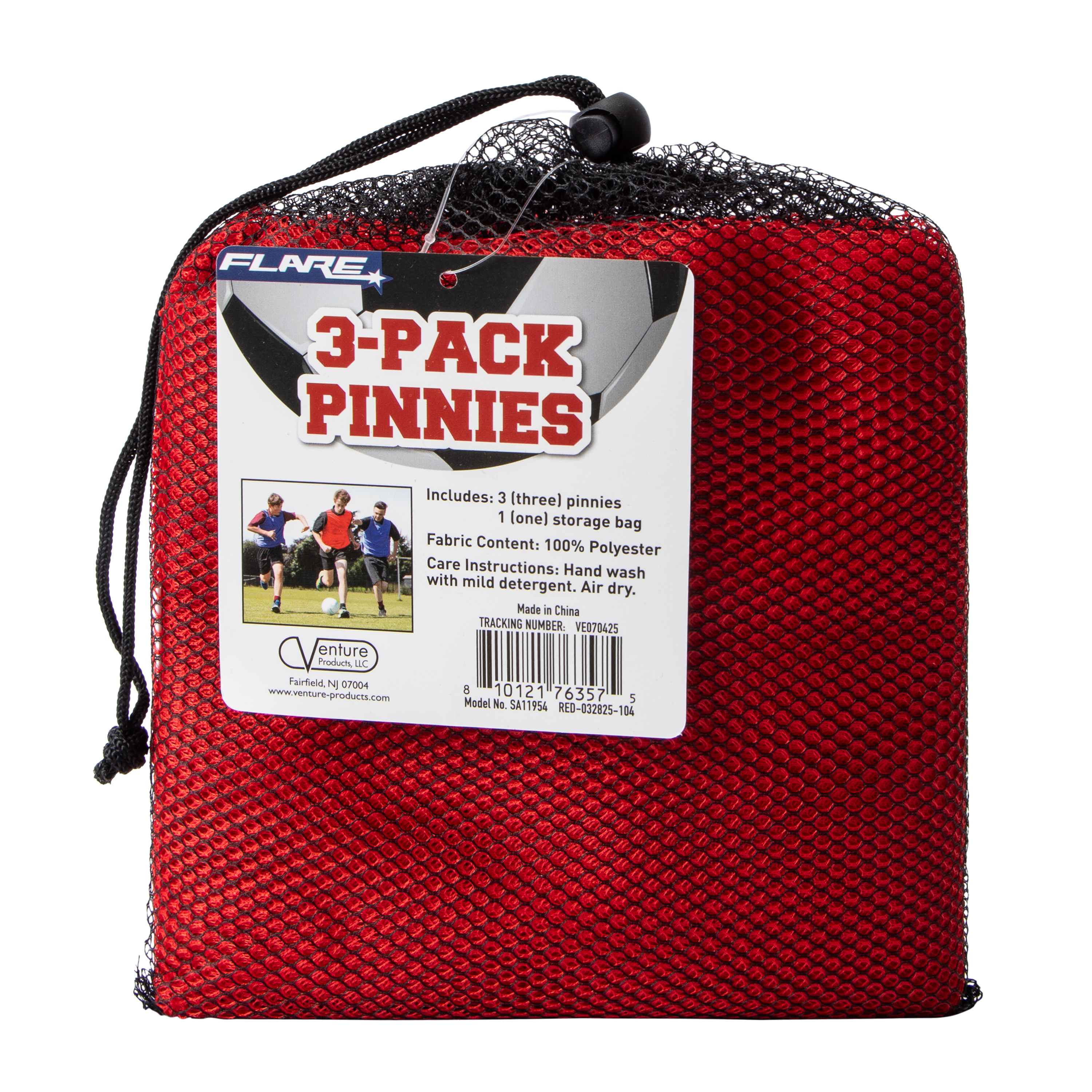 Soccer Pinnies 3-Pack