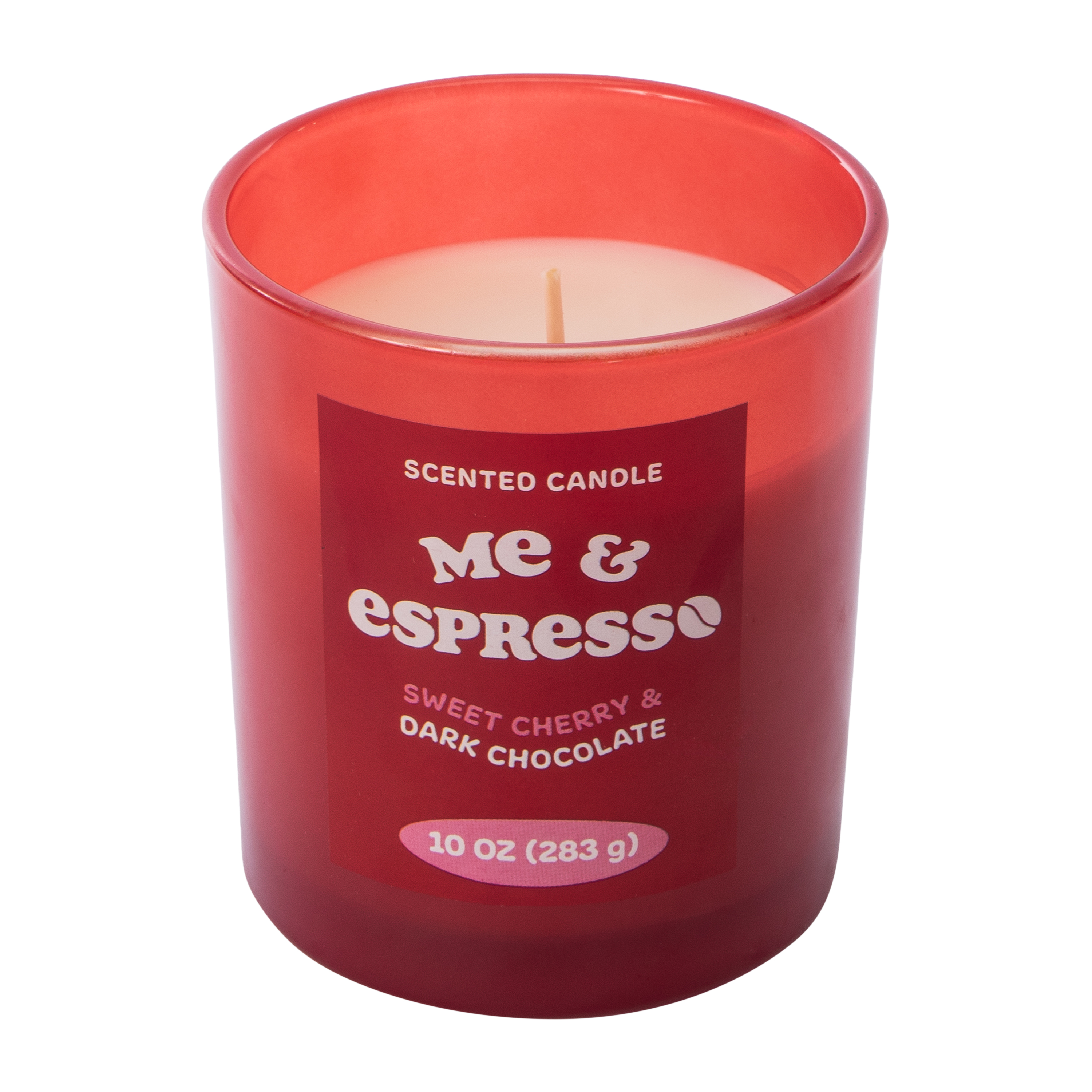 Me & Espresso Sweet Cherry & Dark Chocolate Scented Candle 10oz