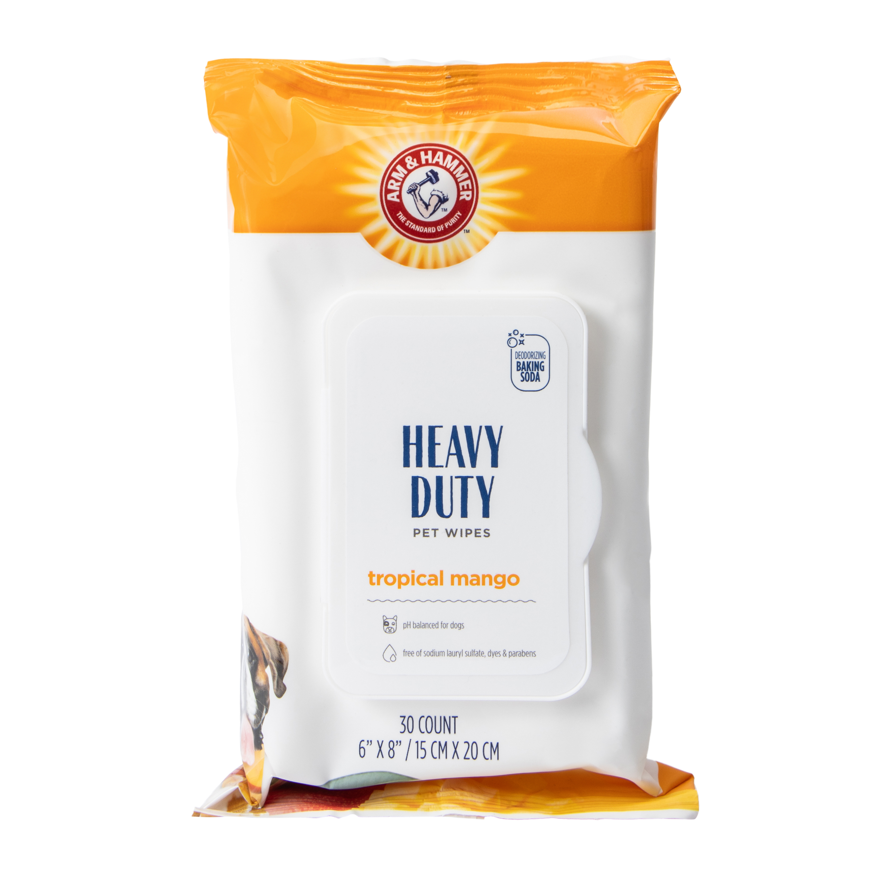 Arm & Hammer™ Tropical Mango Pet Heavy Duty Wet Wipes