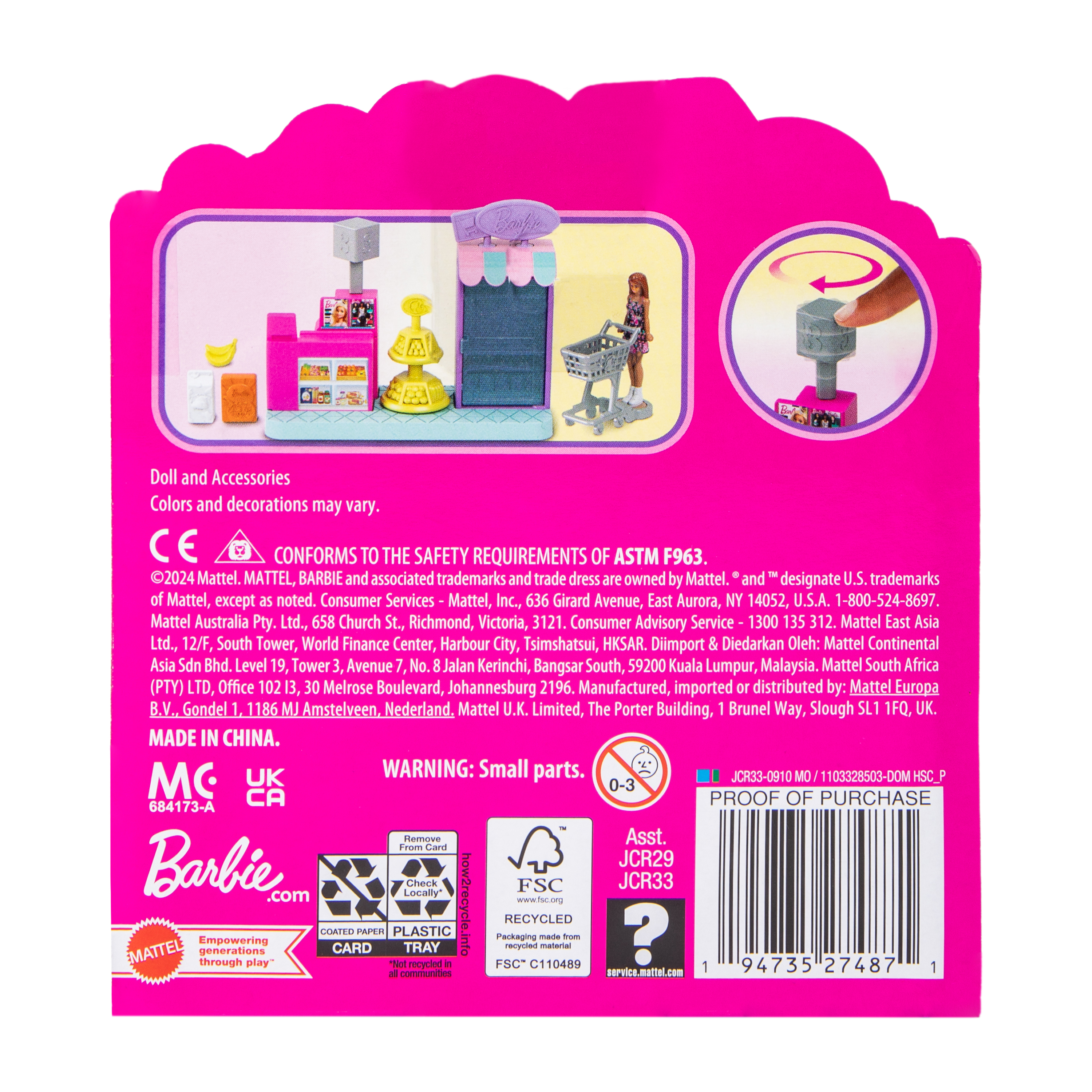 Mini BarbieLand™ Play Set