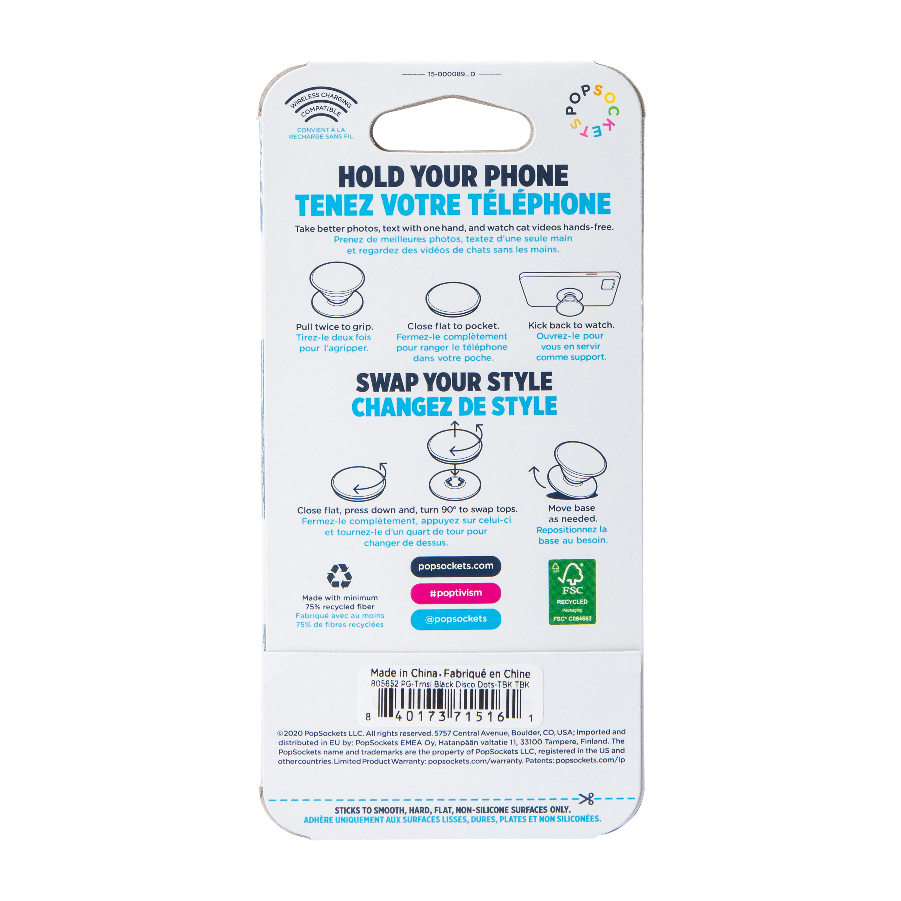 Popsockets Popgrip Polkadot Phone Grip & Stand