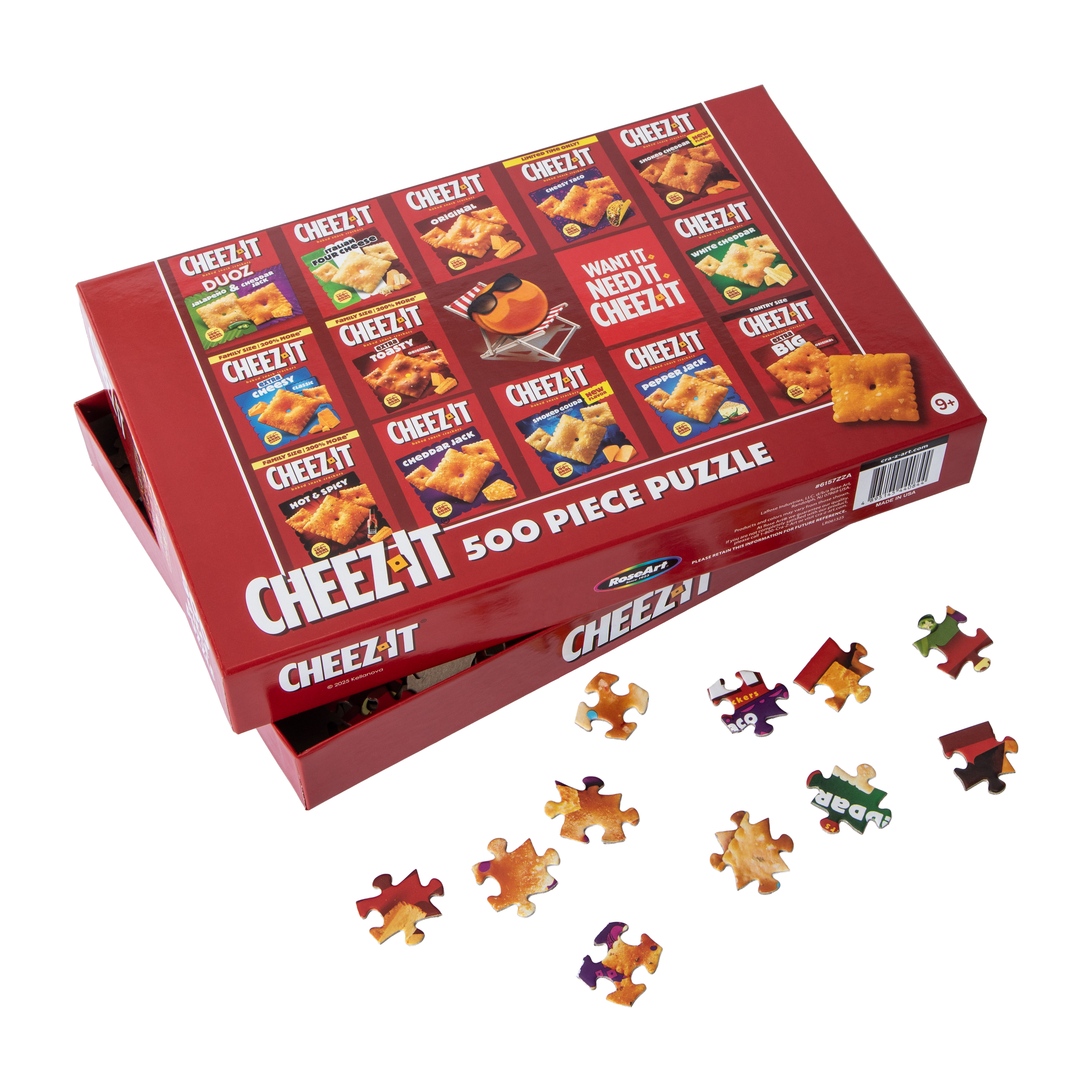 RoseArt® Snack Food Jigsaw Puzzle With Poster 500-Piece