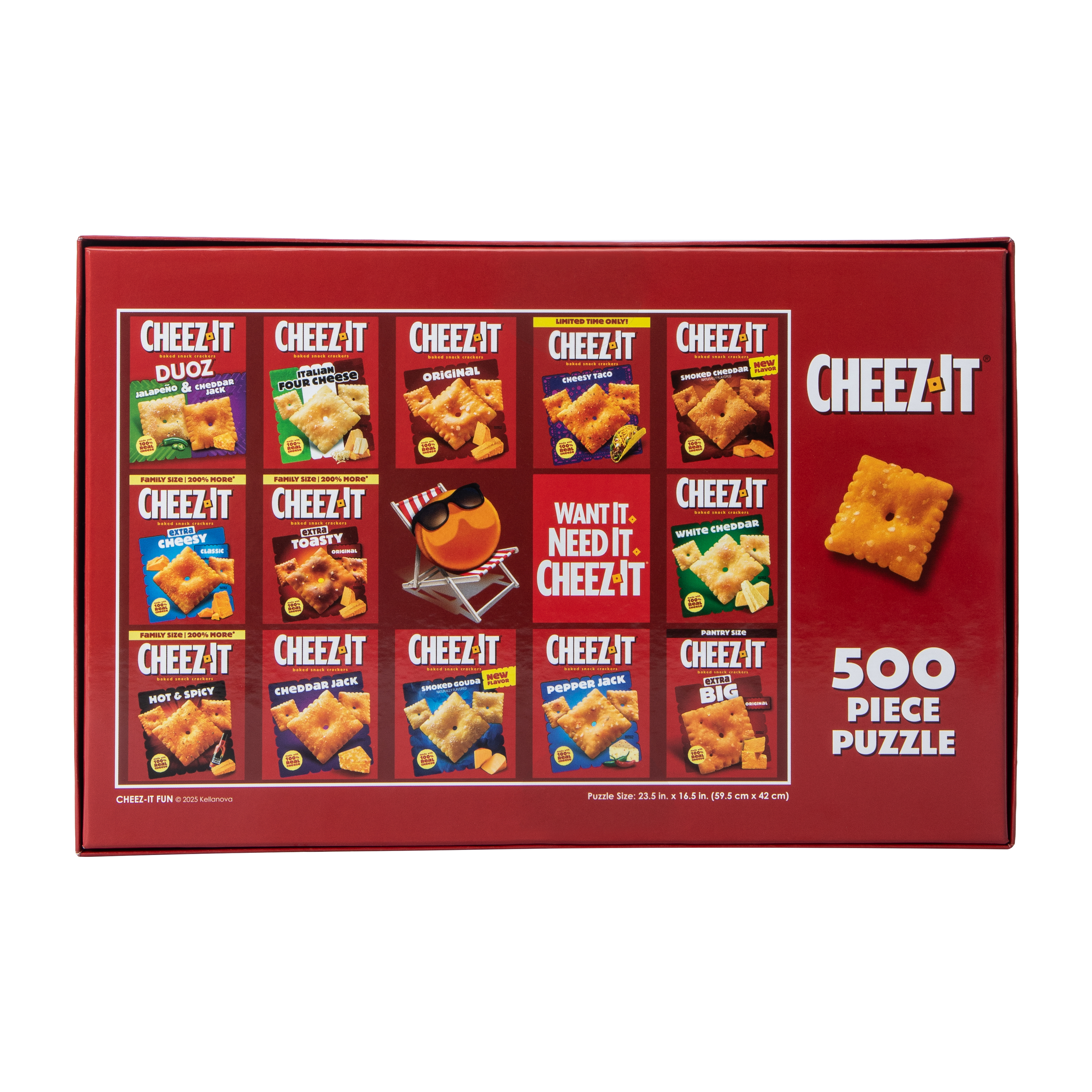 RoseArt® Snack Food Jigsaw Puzzle With Poster 500-Piece