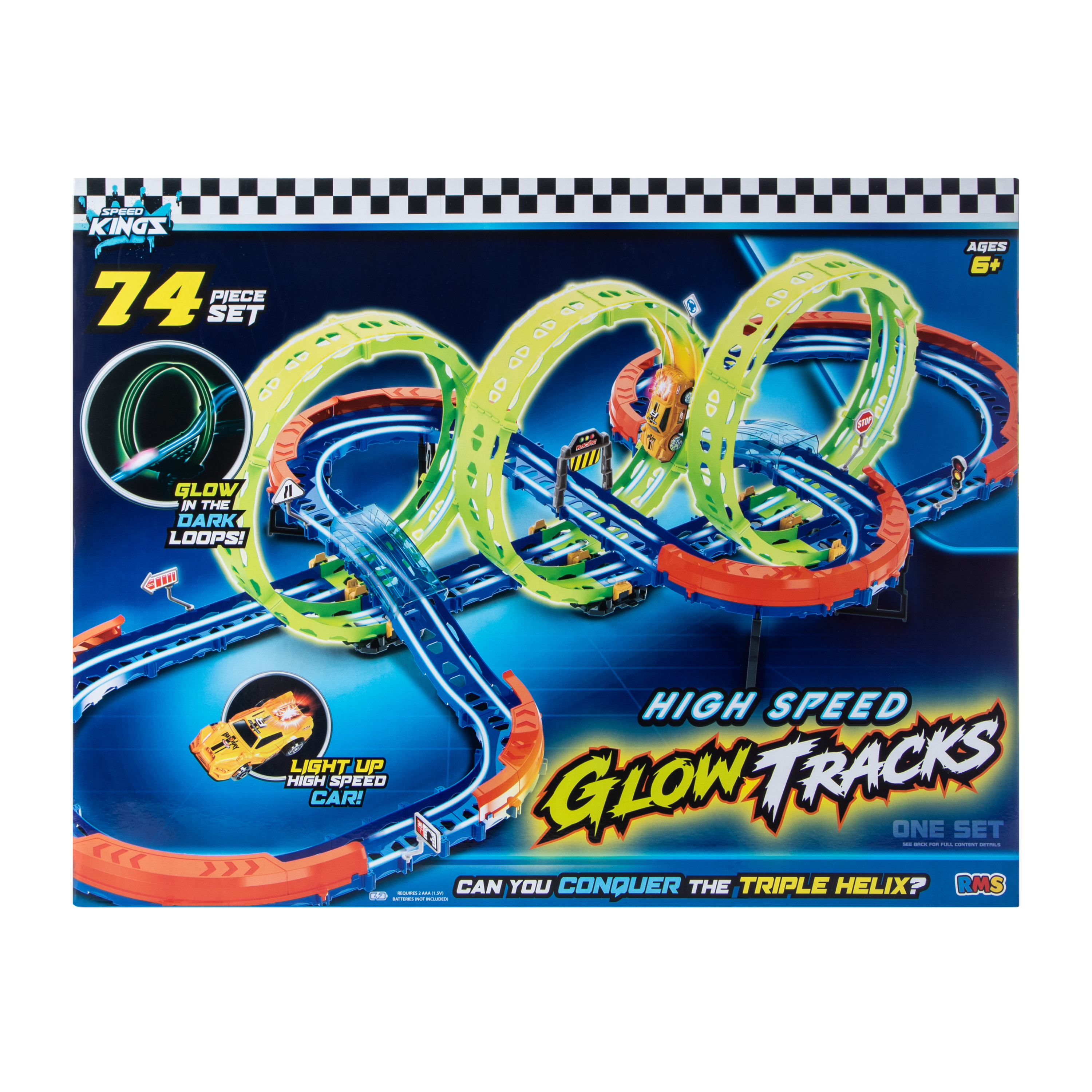 Speed Kingz High Speed Glow Tracks Set