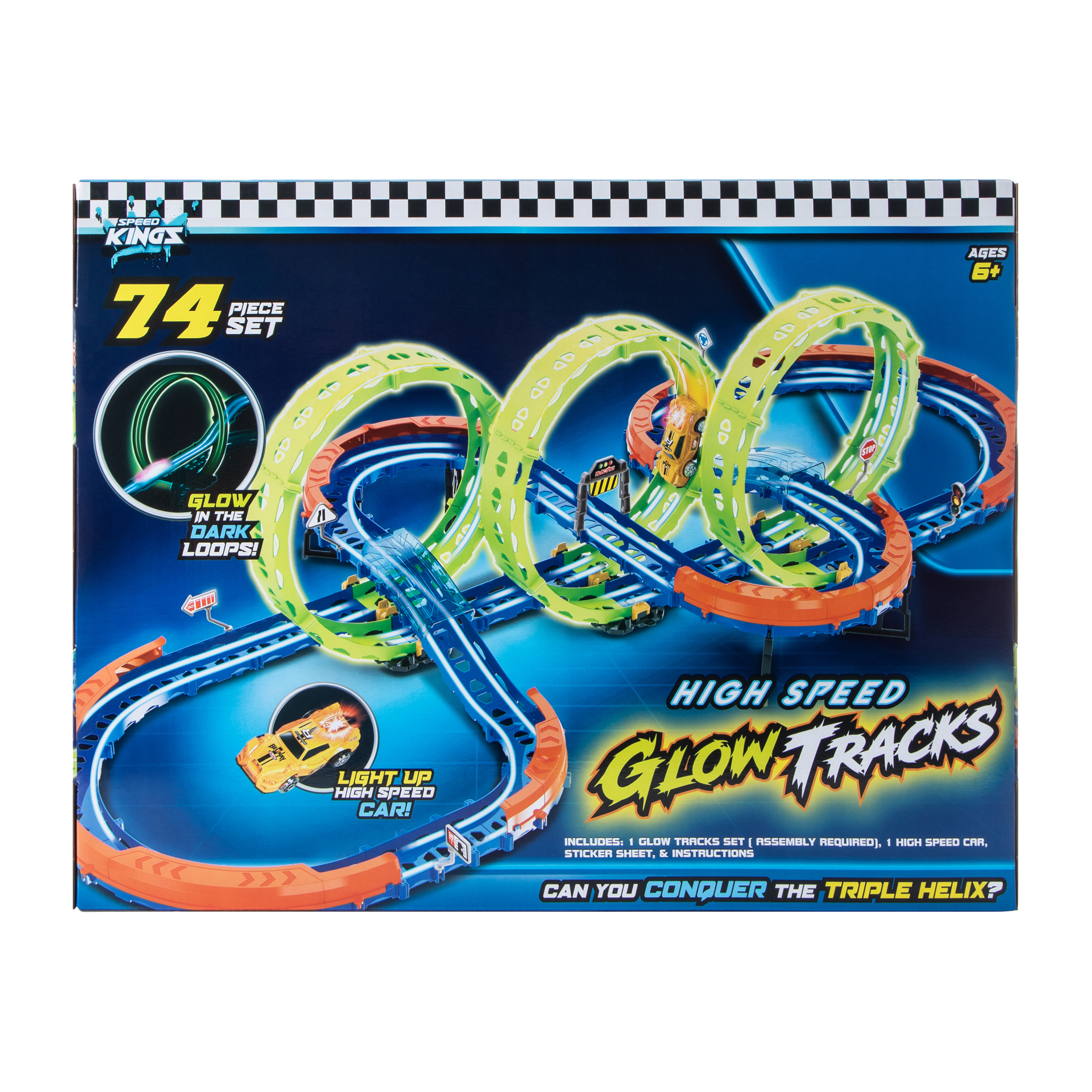 Speed Kingz High Speed Glow Tracks Set