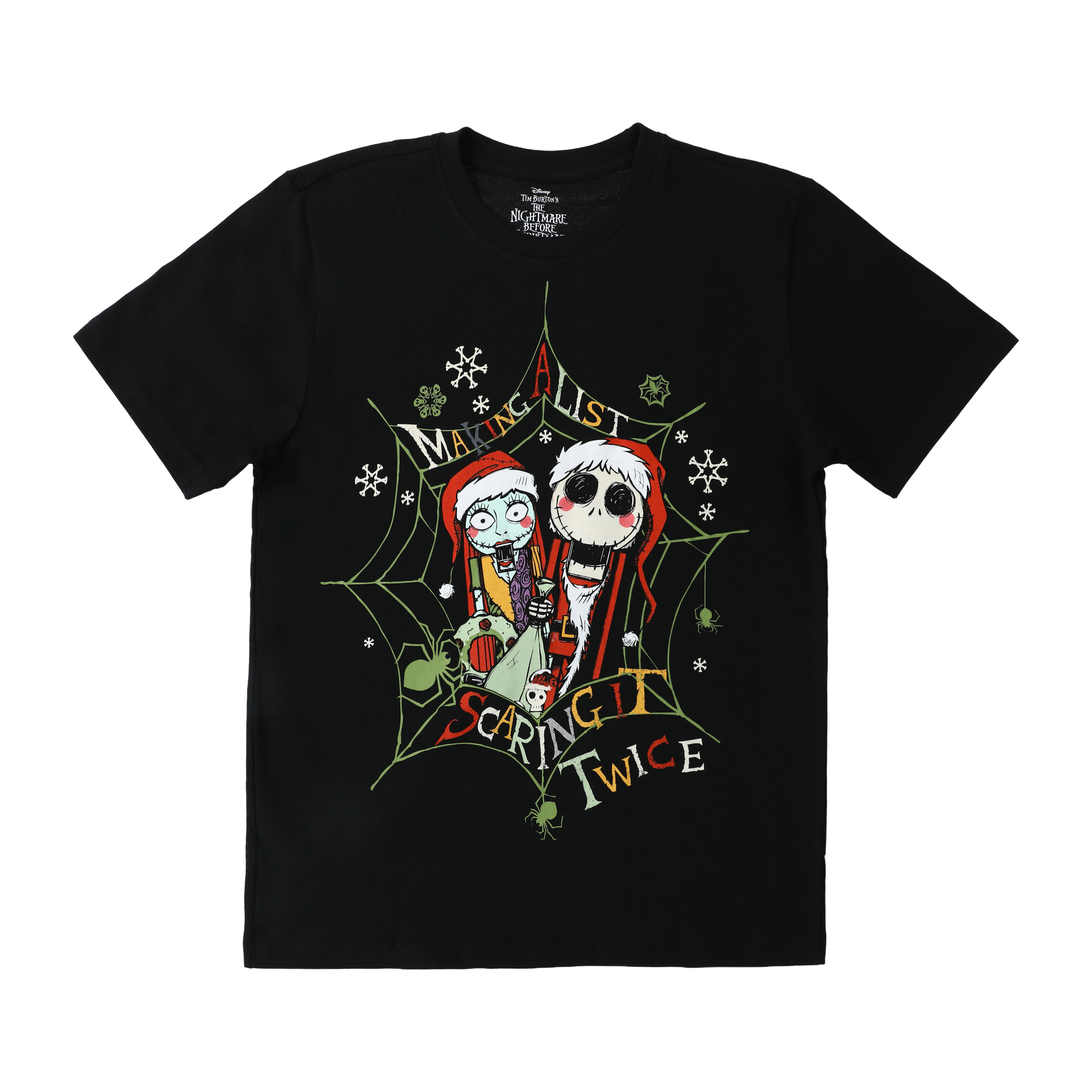 Disney Tim Burton's The Nightmare Before Christmas Making A List Graphic Tee