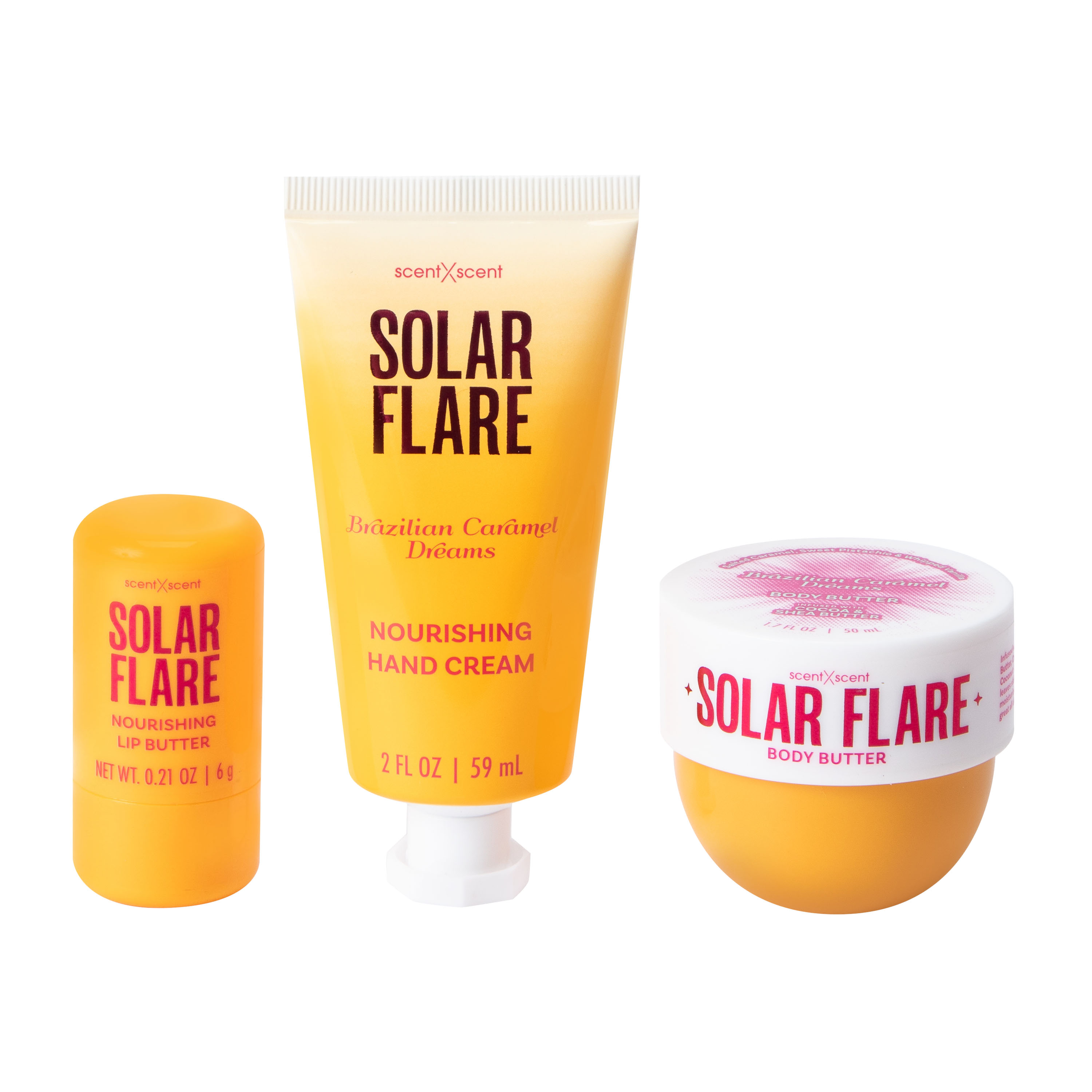 Solar Flare Brazilian Caramel Dreams Gift Set
