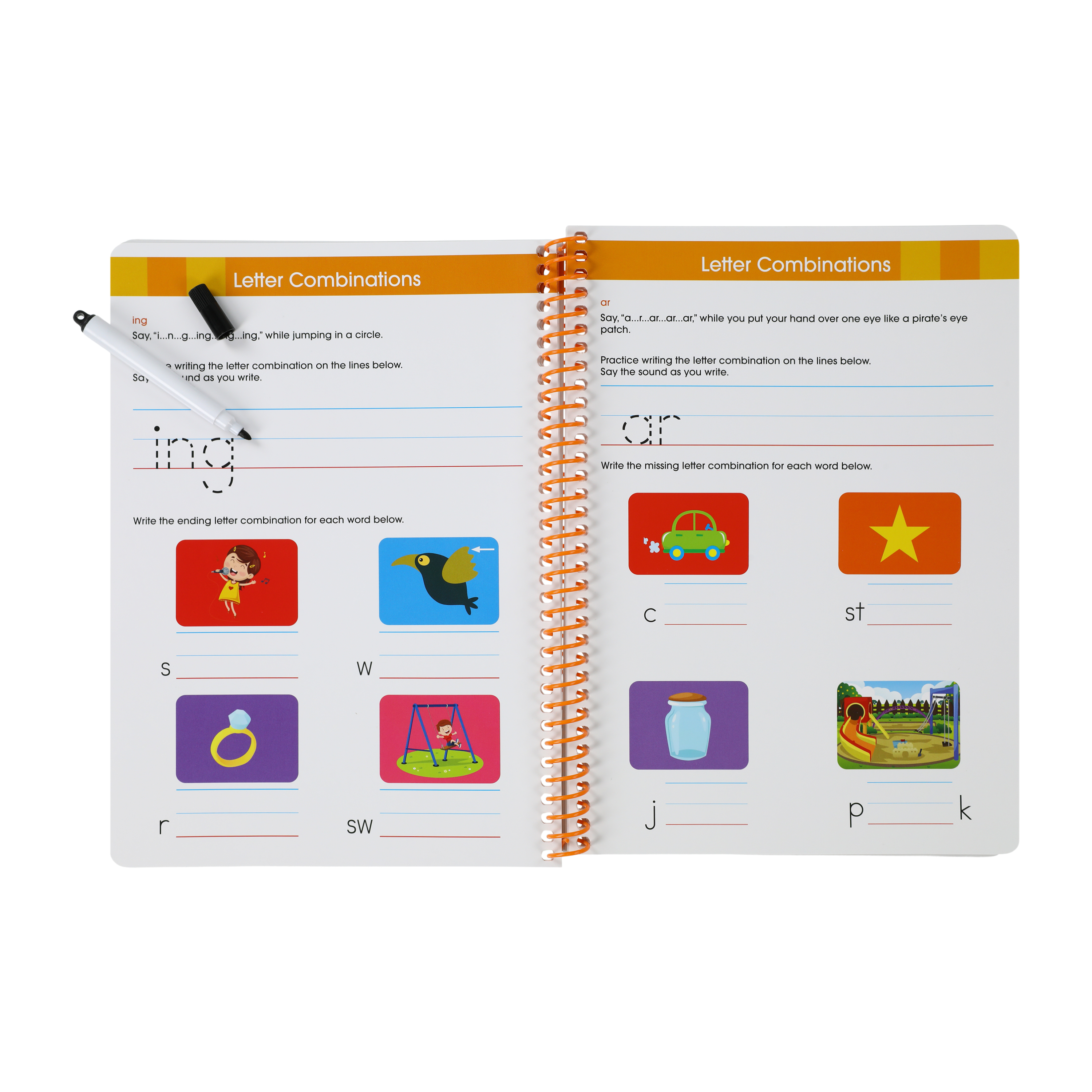 Ready To Learn™ Kindergarten Write & Wipe Workbook