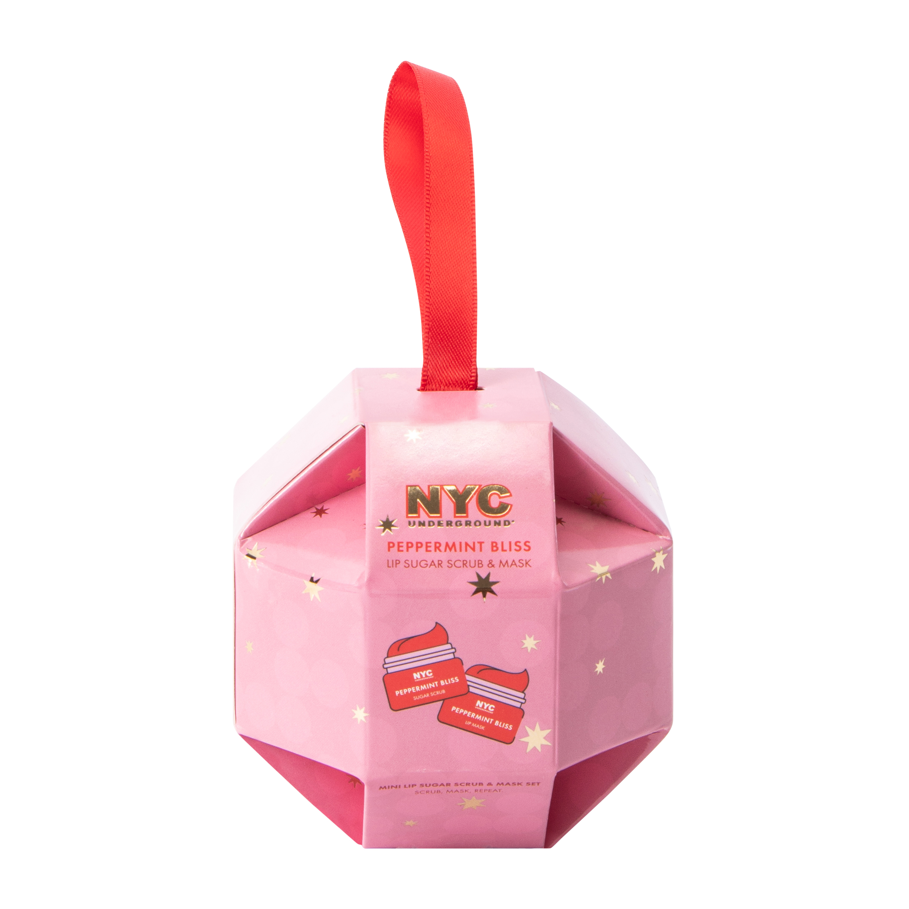 NYC Underground® Peppermint Bliss Lip Sugar Scrub & Mask Set