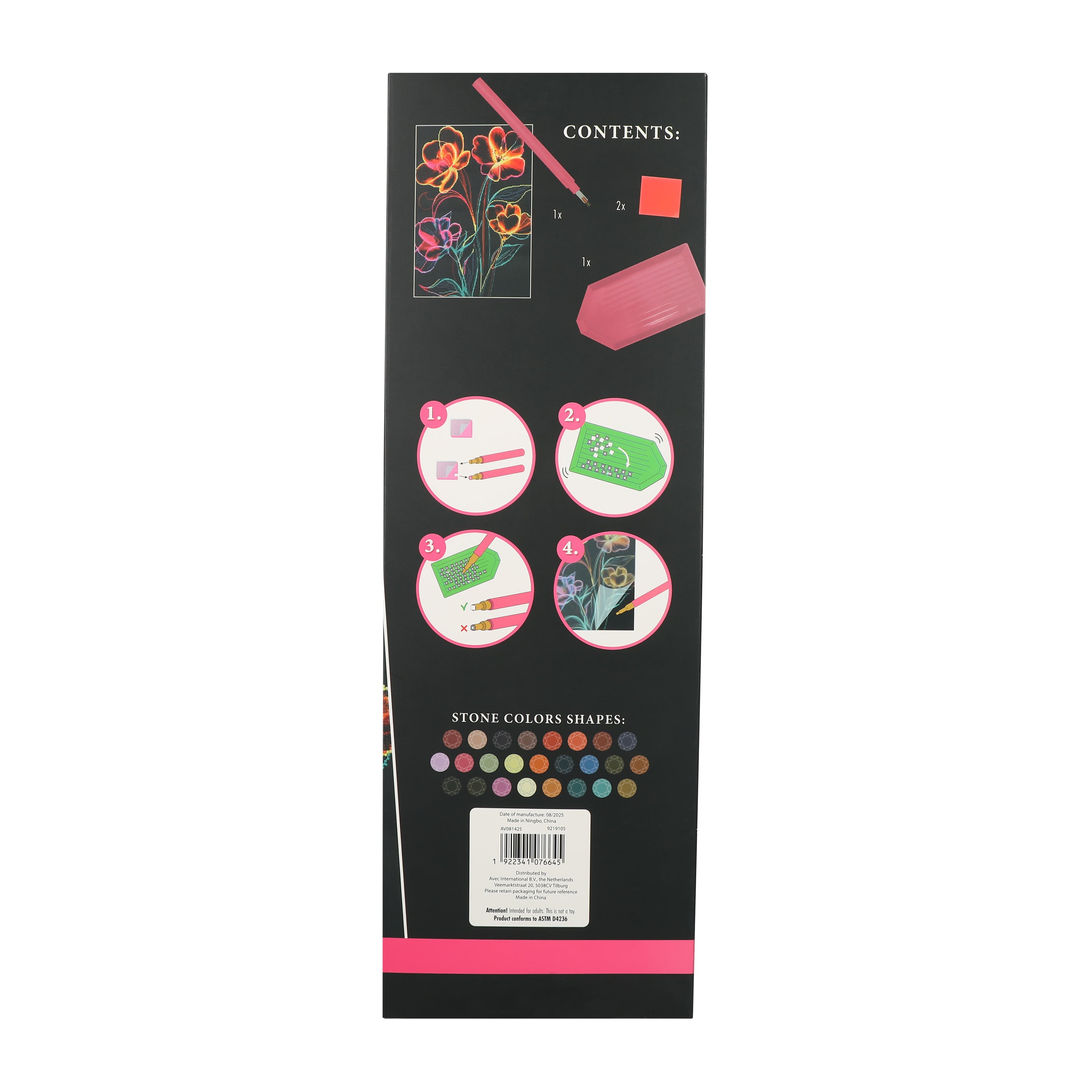 DIY Neon Diamond Painting 15.75in x 23.6in