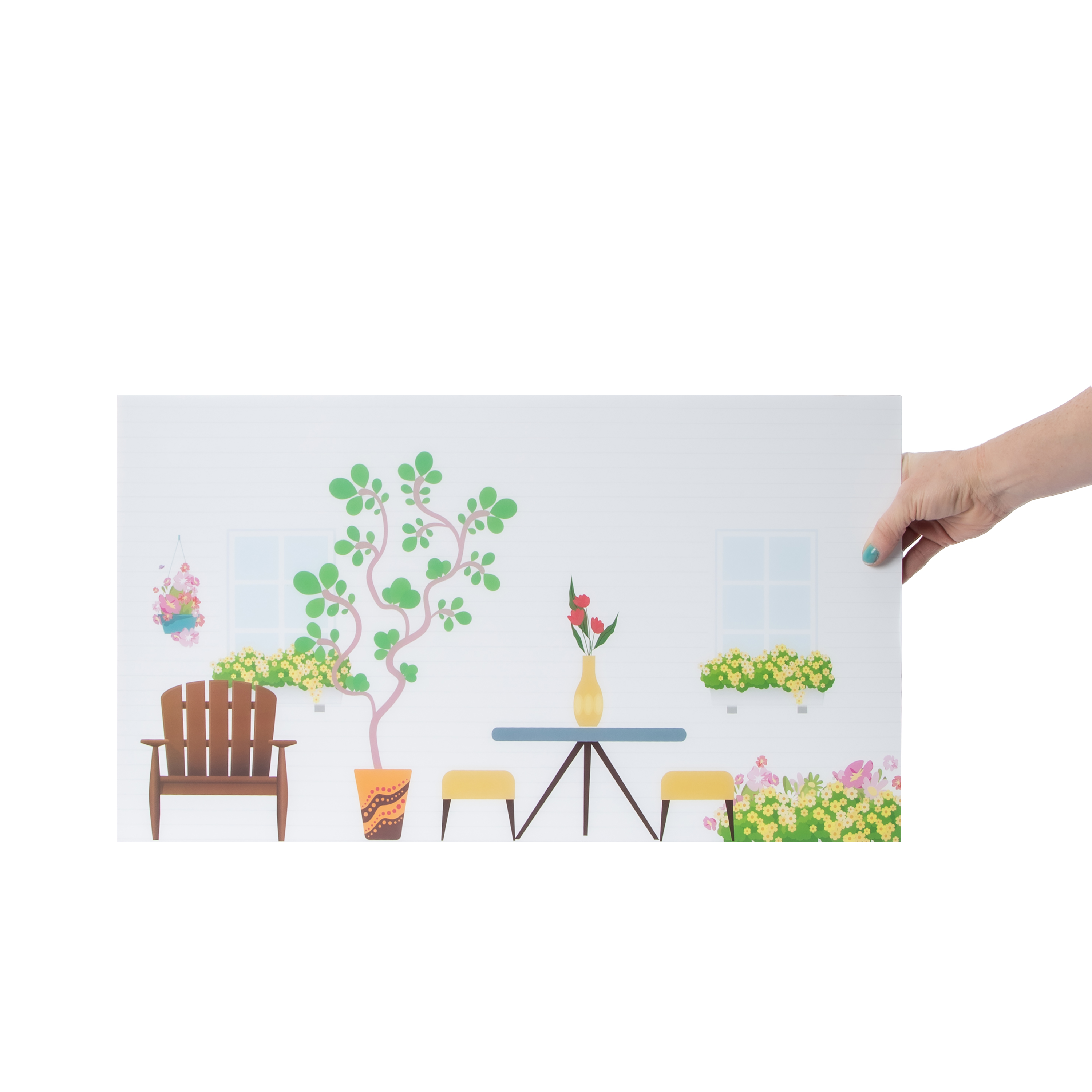 Wooden Dollhouse Set